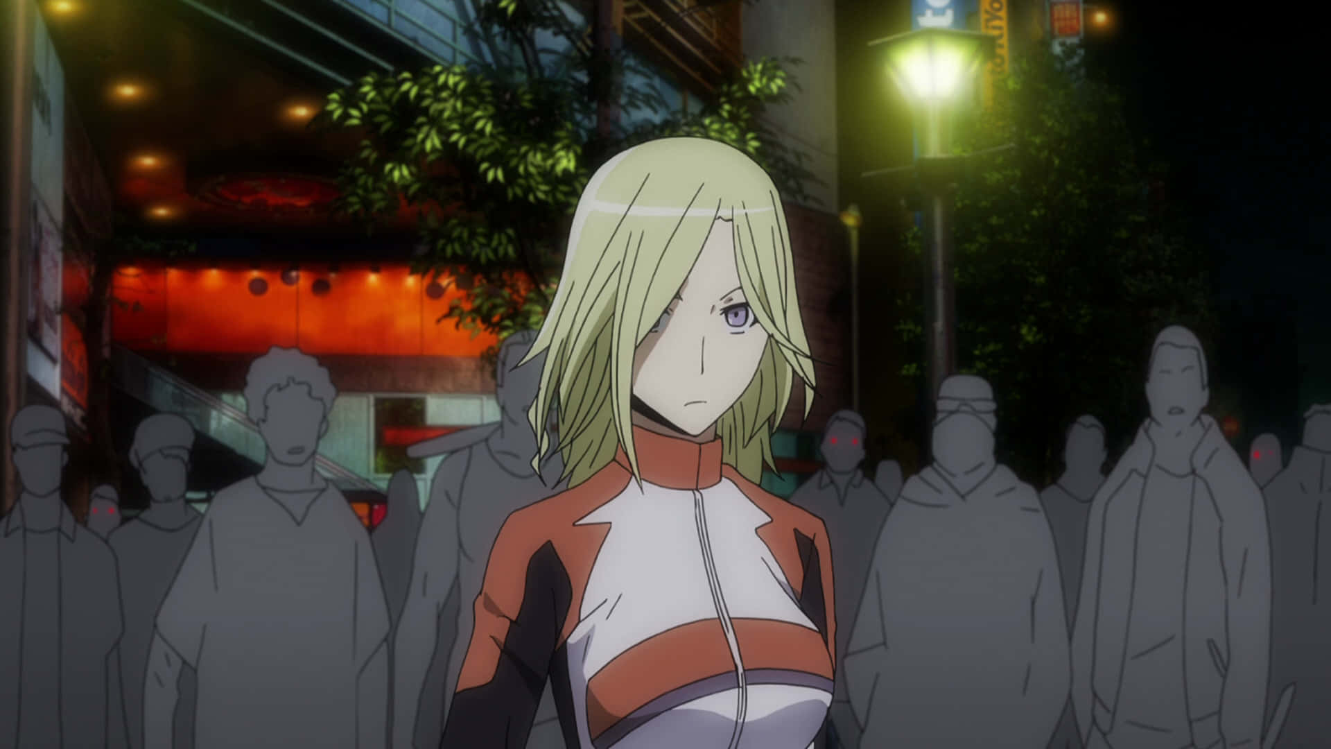Vorona, Durarara, white and orange outfit, Full HD Desktop Wallpaper