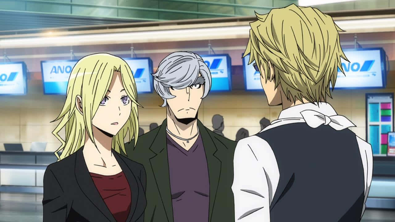Durarara, Vorona, airport terminal, HD Desktop Wallpaper