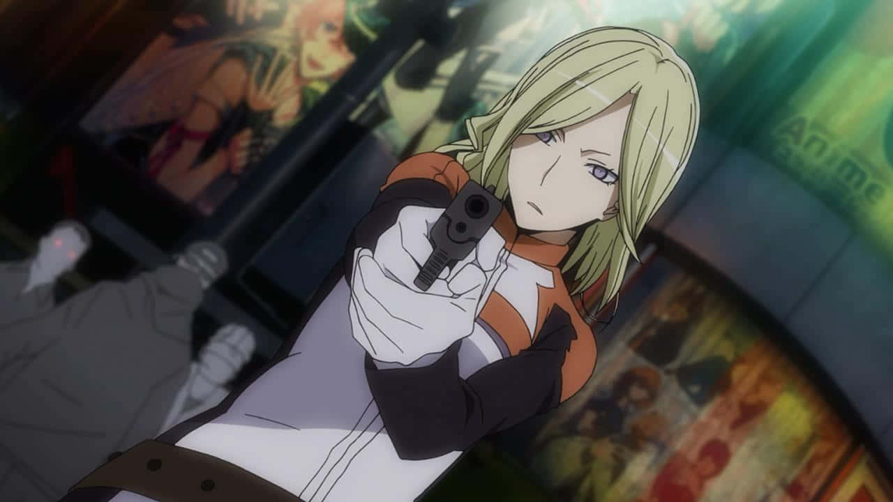 Vorona, Durarara, blonde anime girl, HD Desktop Wallpaper