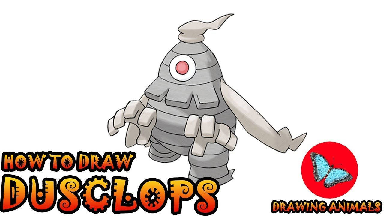 Dusclops, gray, red eye, HD Desktop Wallpaper