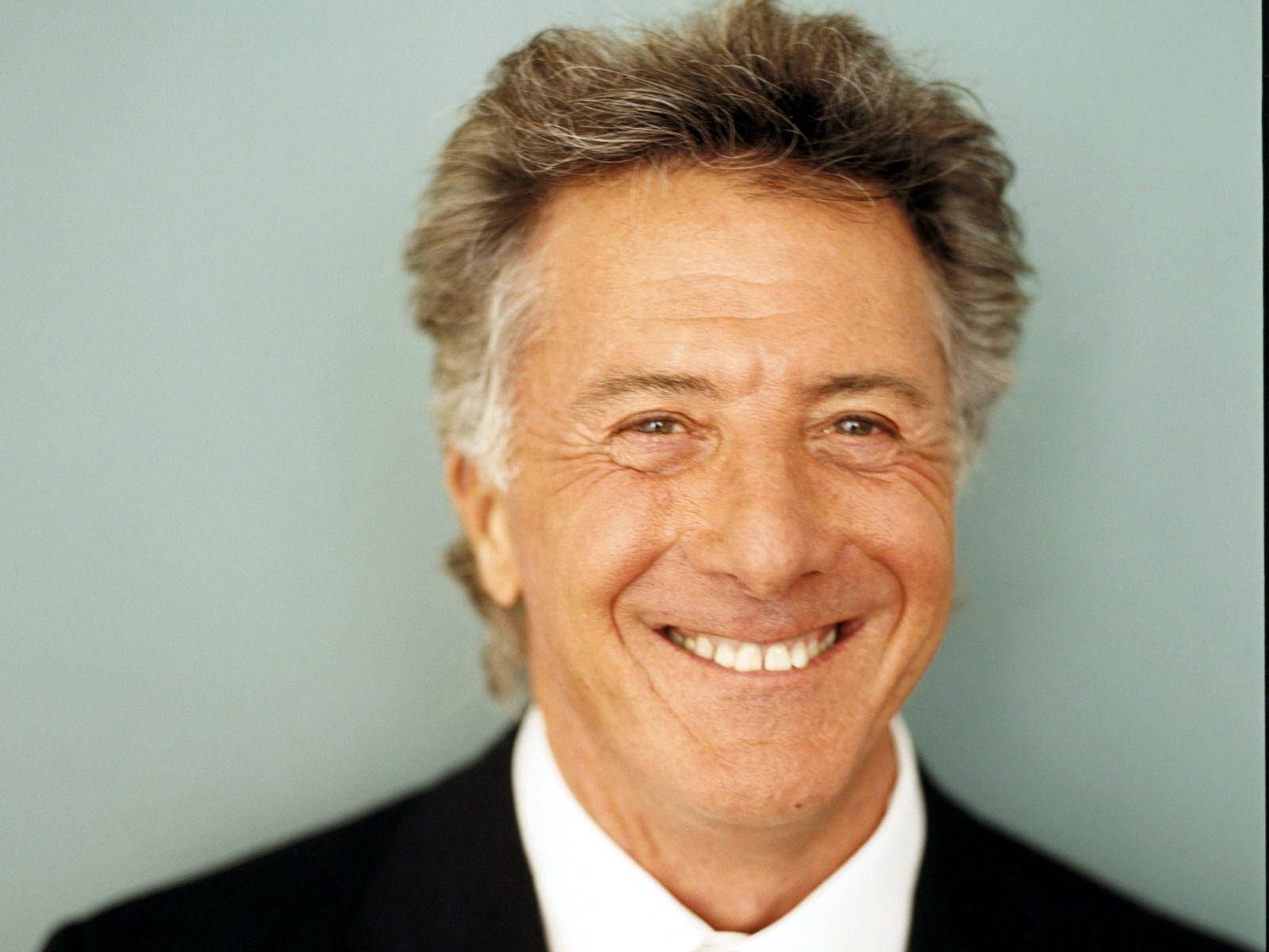 Dustin Hoffman, black suit, white shirt, HD Desktop Wallpaper
