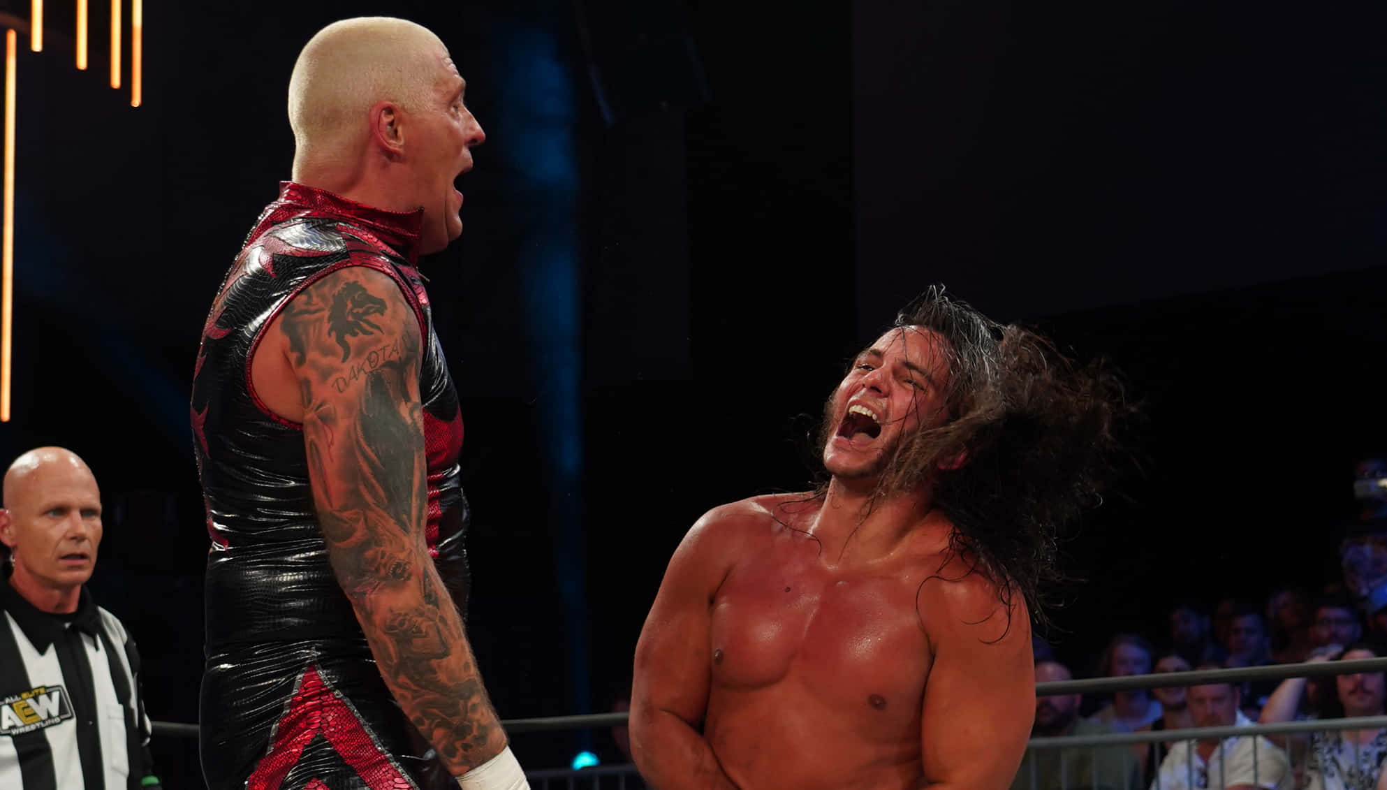 Dustin Rhodes, ring, tattoos, Full HD Desktop Wallpaper