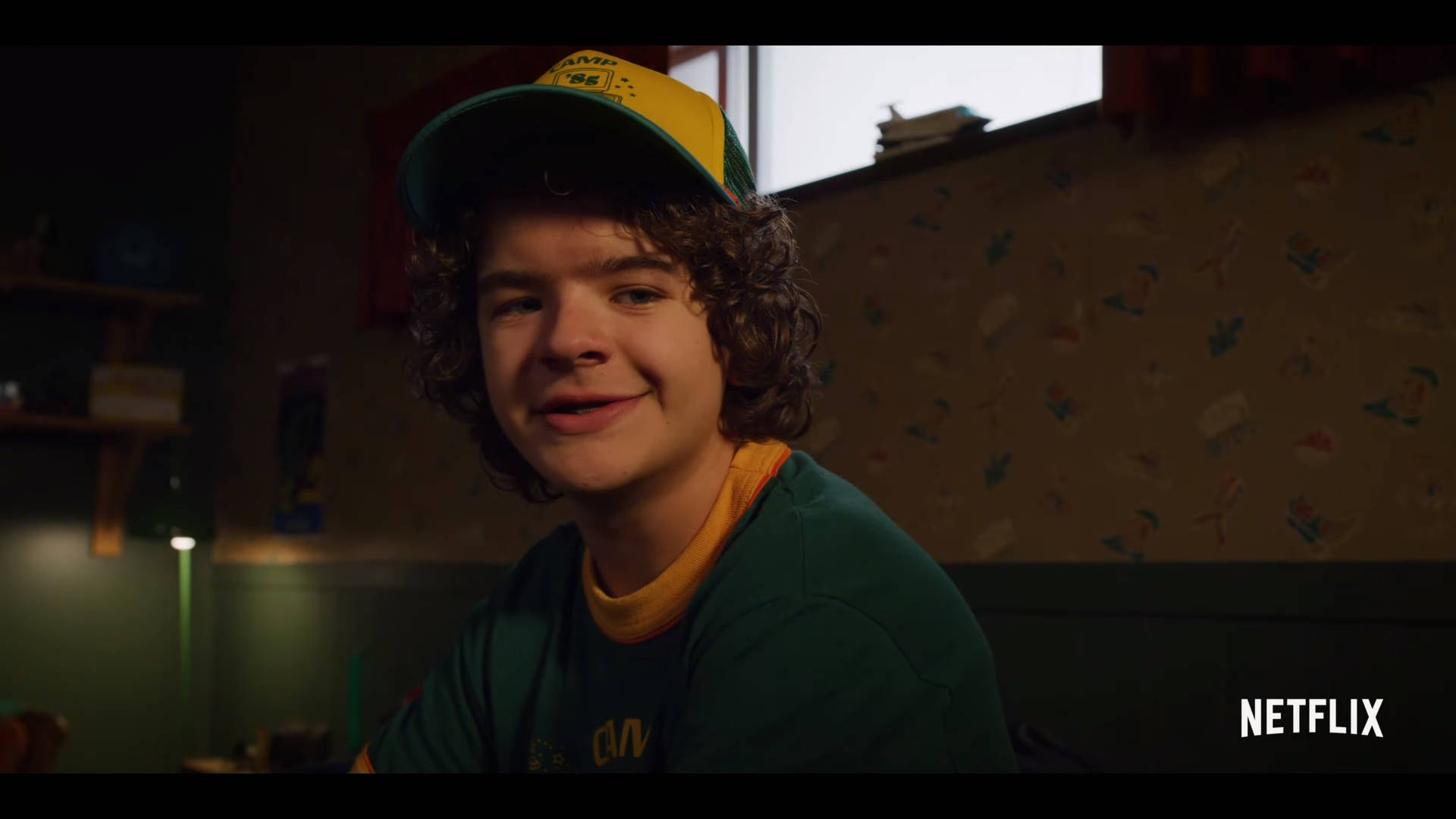 Dustin, Stranger Things, green and yellow cap, Full HD Desktop Wallpaper