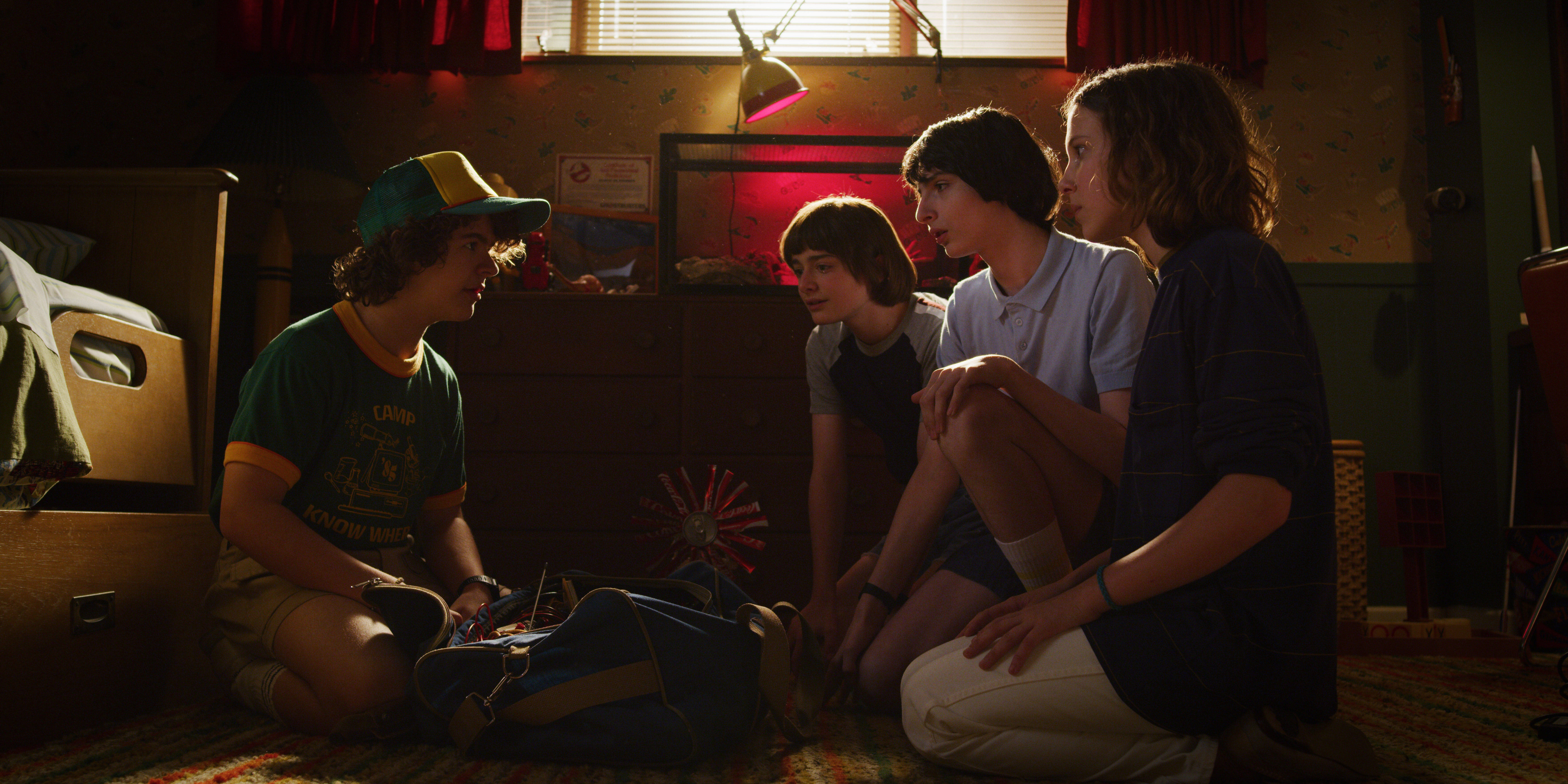Dustin, Stranger Things, blue backpack, 5K Desktop Wallpaper