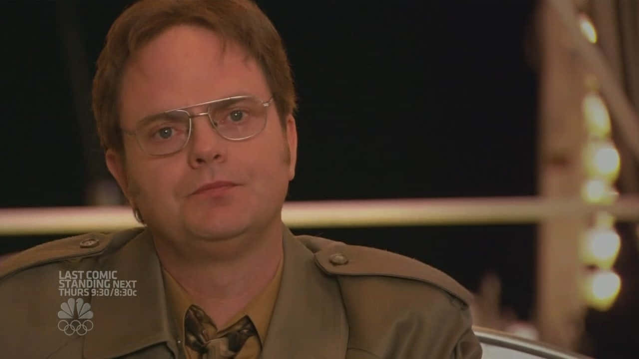 Dwight Schrute, glasses, military-style jacket, HD Desktop Wallpaper