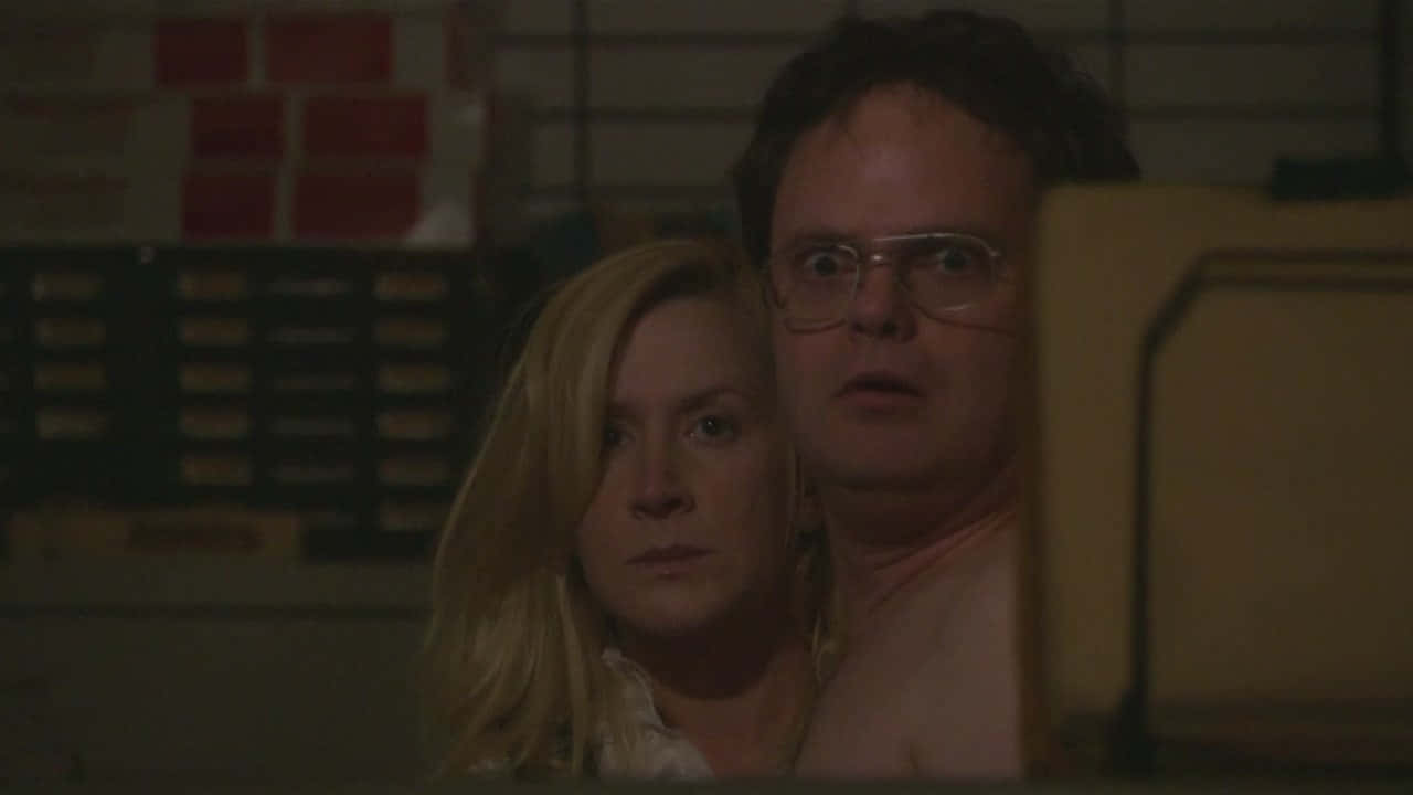 Dwight Schrute, regional manager, red brick wall, HD Desktop Wallpaper