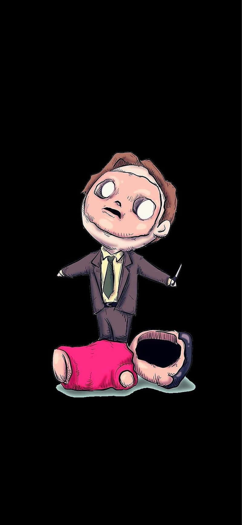 Dwight Schrute, Once a beet farmer, always a beet farmer, cartoon man, HD Phone Wallpaper