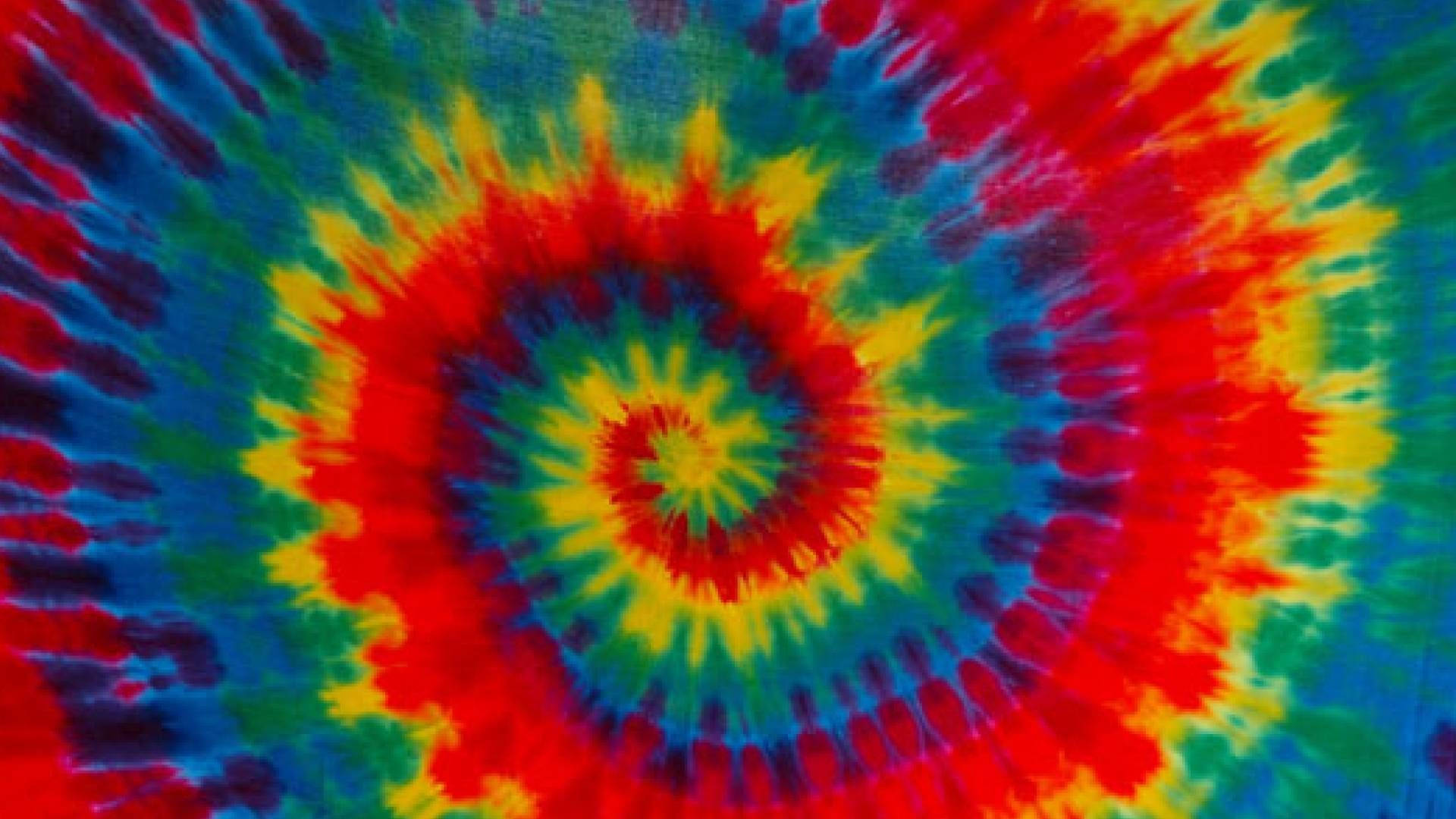 snail patterned tie dye, psychedelic spiral tie dye, red yellow blue green hues, Full HD Desktop Wallpaper