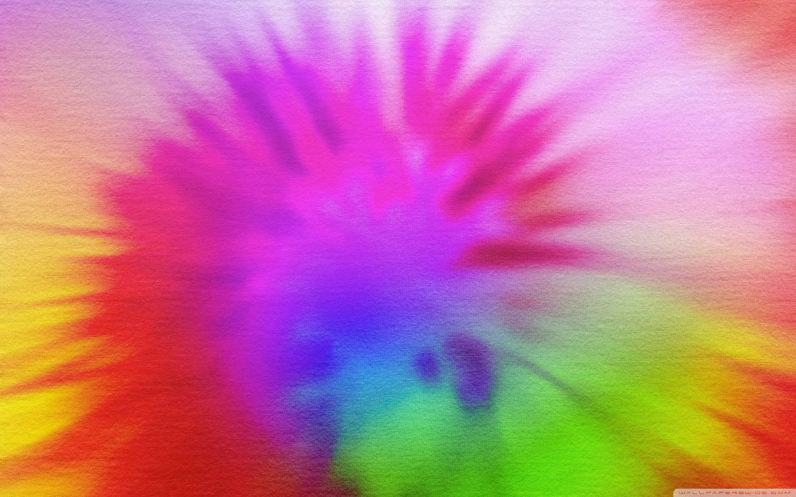 canvass paint consistency tie dye, rainbow colors, textured canvas, 2K Desktop Wallpaper