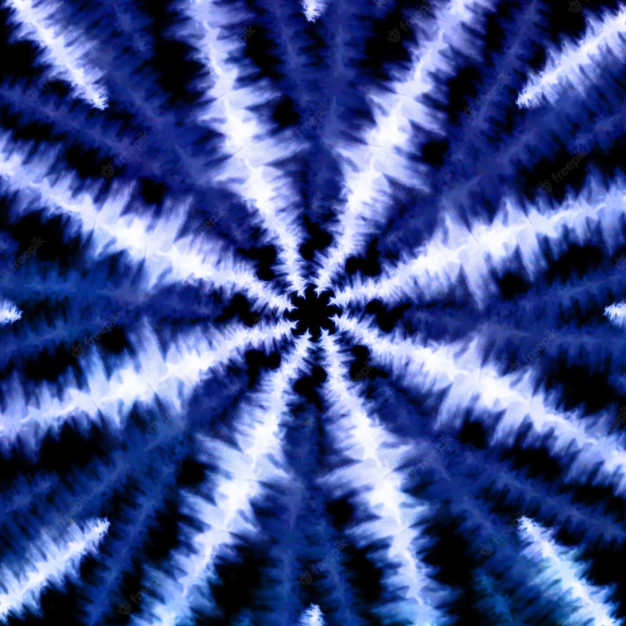 blue tie dye, electric blue, black, Full HD Desktop Wallpaper