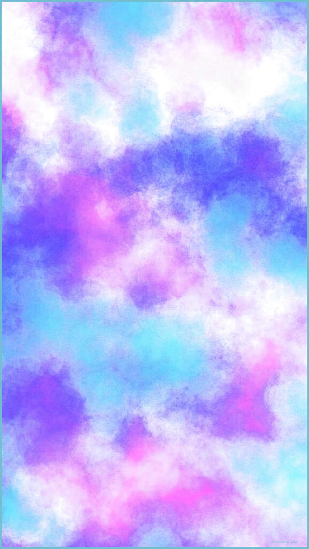Purple And Blue Tie Dye Cloud Pattern, pastel clouds, soft pinks purples and blues, HD Phone Wallpaper