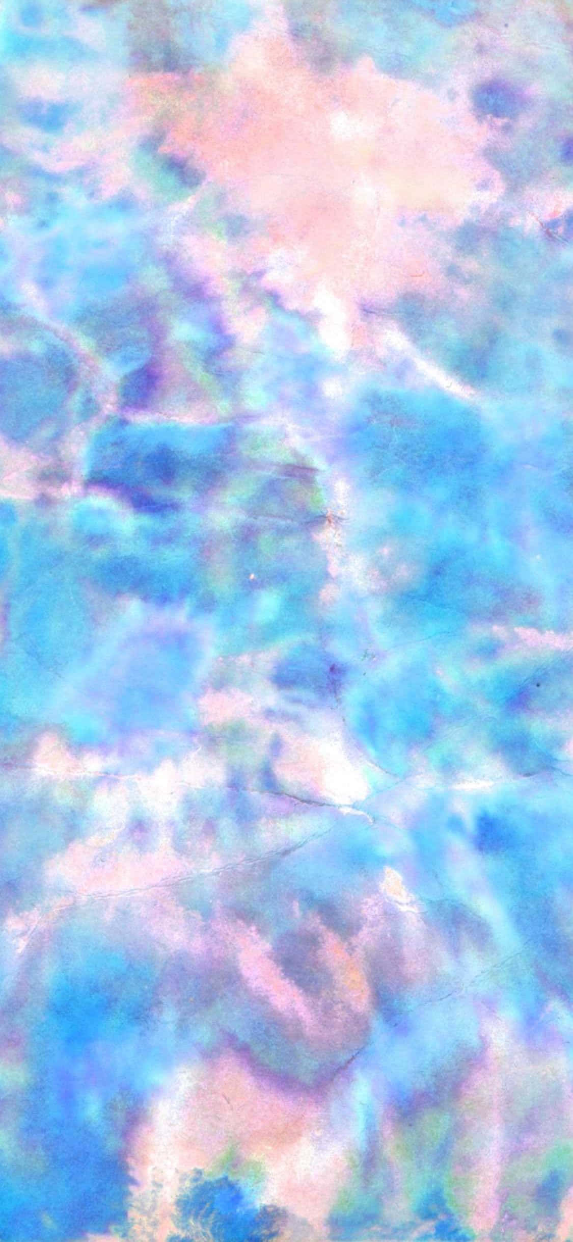 tie dye, turquoise, pastel blues, Full HD Phone Wallpaper