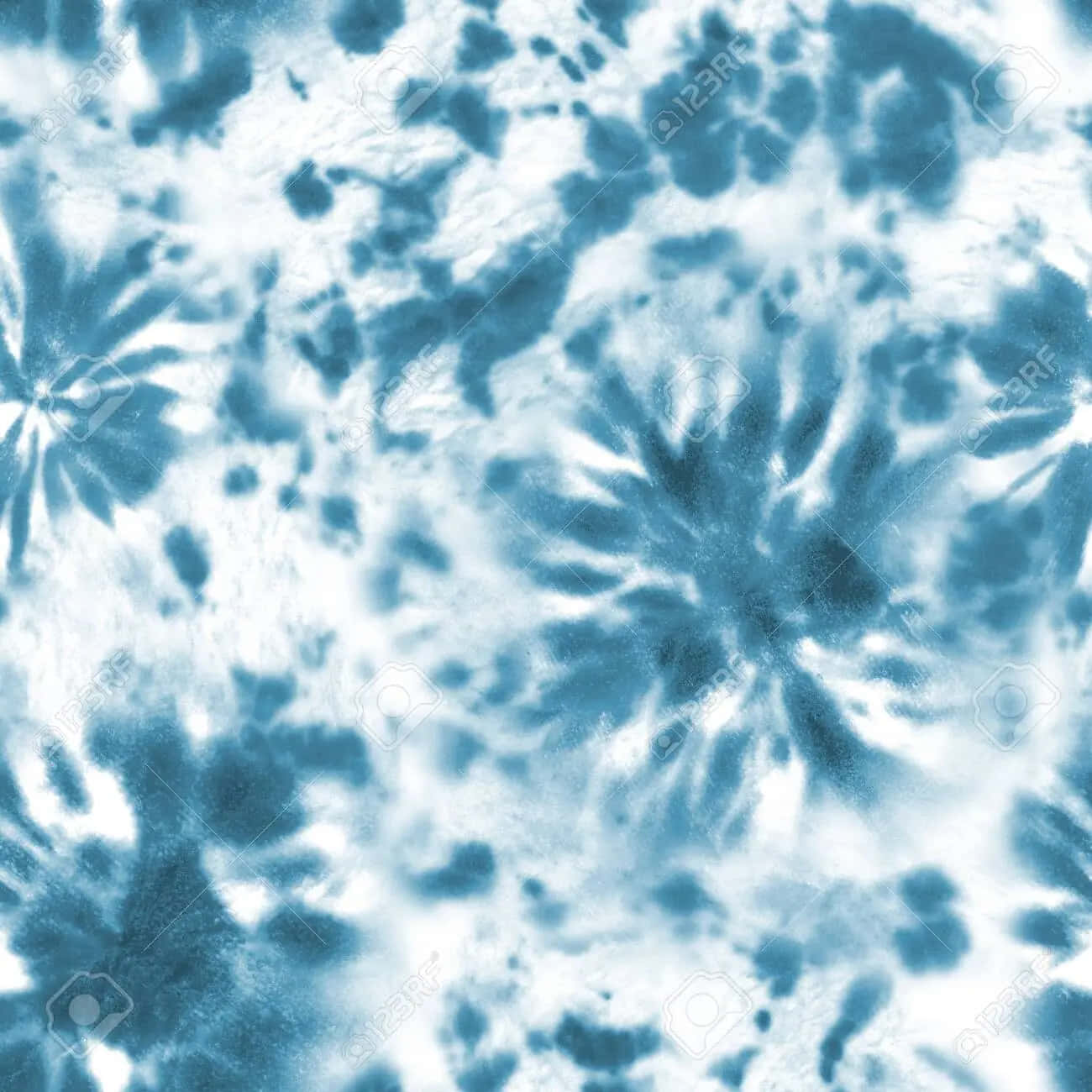 blue tie dye, white and blue tie dye, swirling blue and white tie-dye fabric, HD Desktop Wallpaper