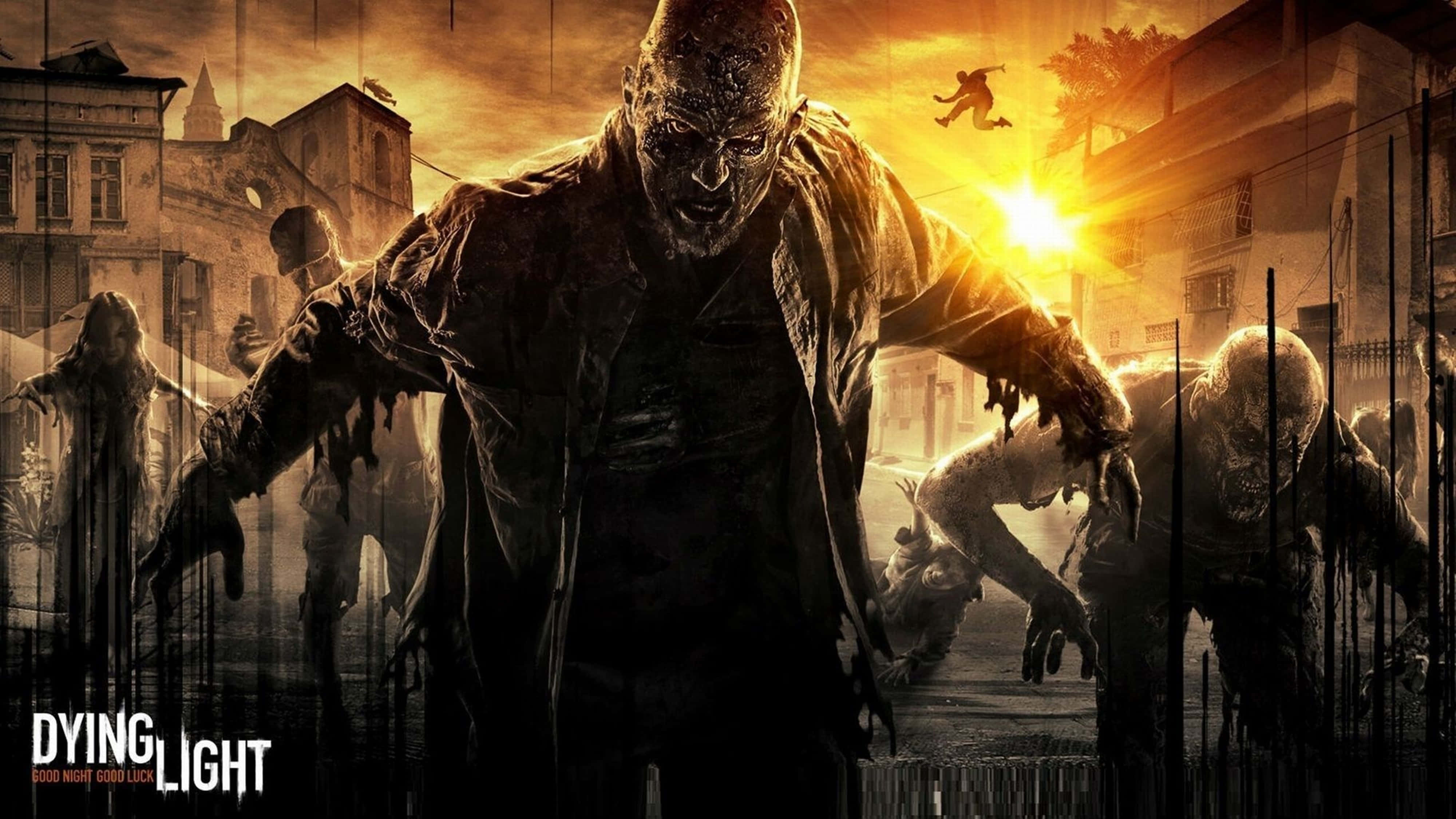 Dying Light 4K, zombies, ruined city street, 4K Desktop Wallpaper