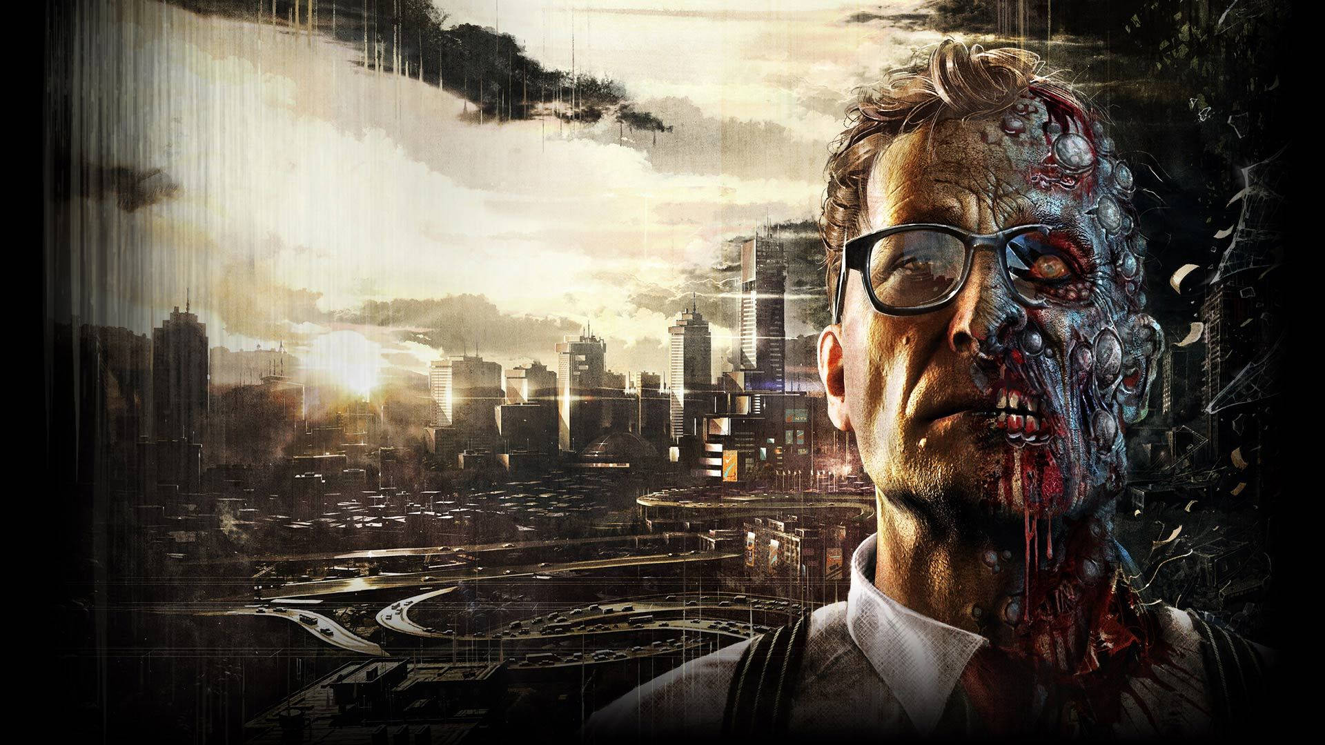 Dying Light, half human half zombie, dystopian city skyline, Full HD Desktop Wallpaper