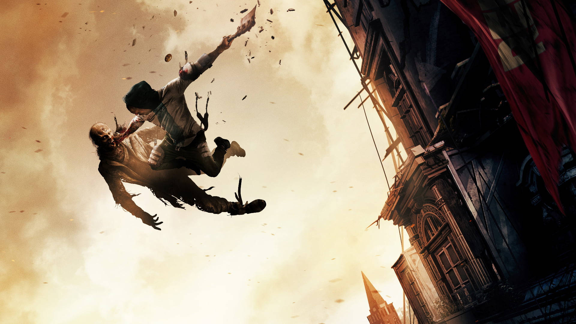 Dying Light, beyond the sky, dusty sky, Full HD Desktop Wallpaper