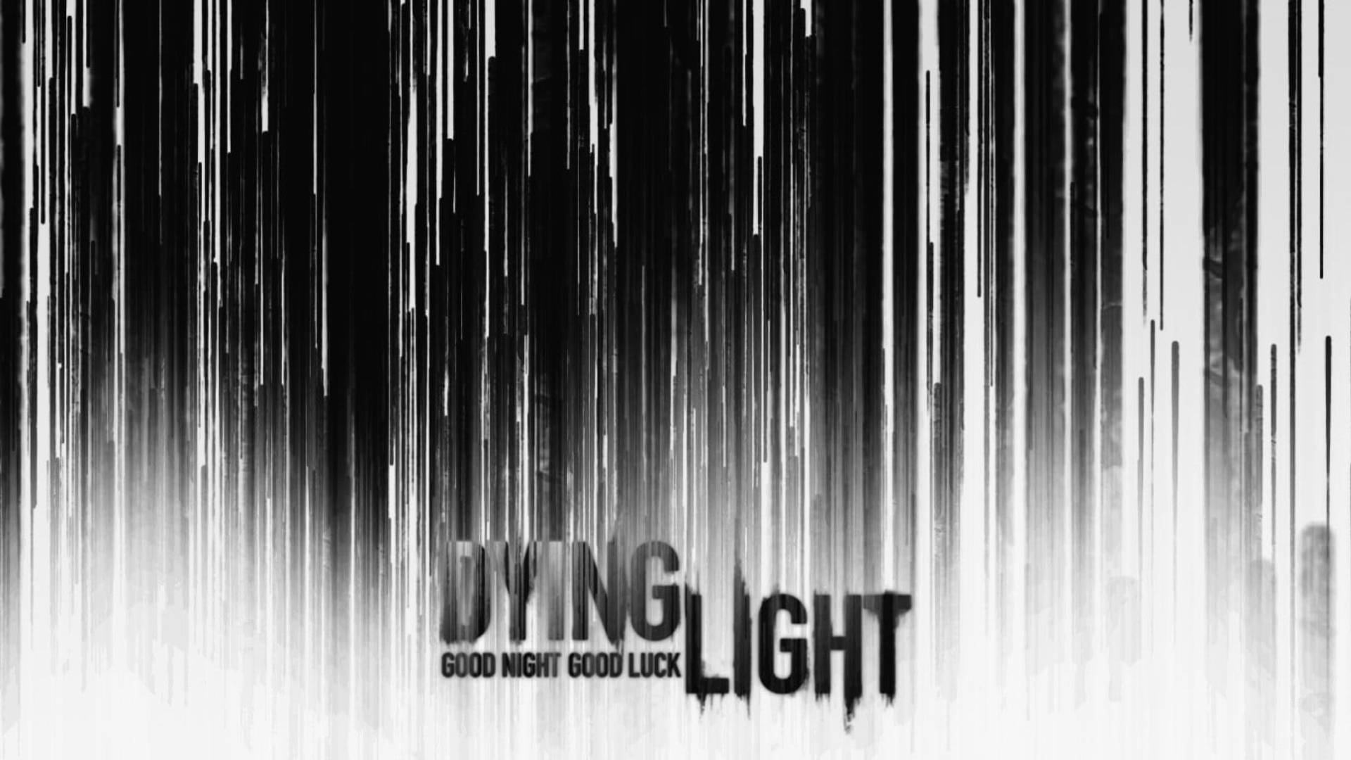 Dying Light, black and white, vertical streaks, Full HD Desktop Wallpaper