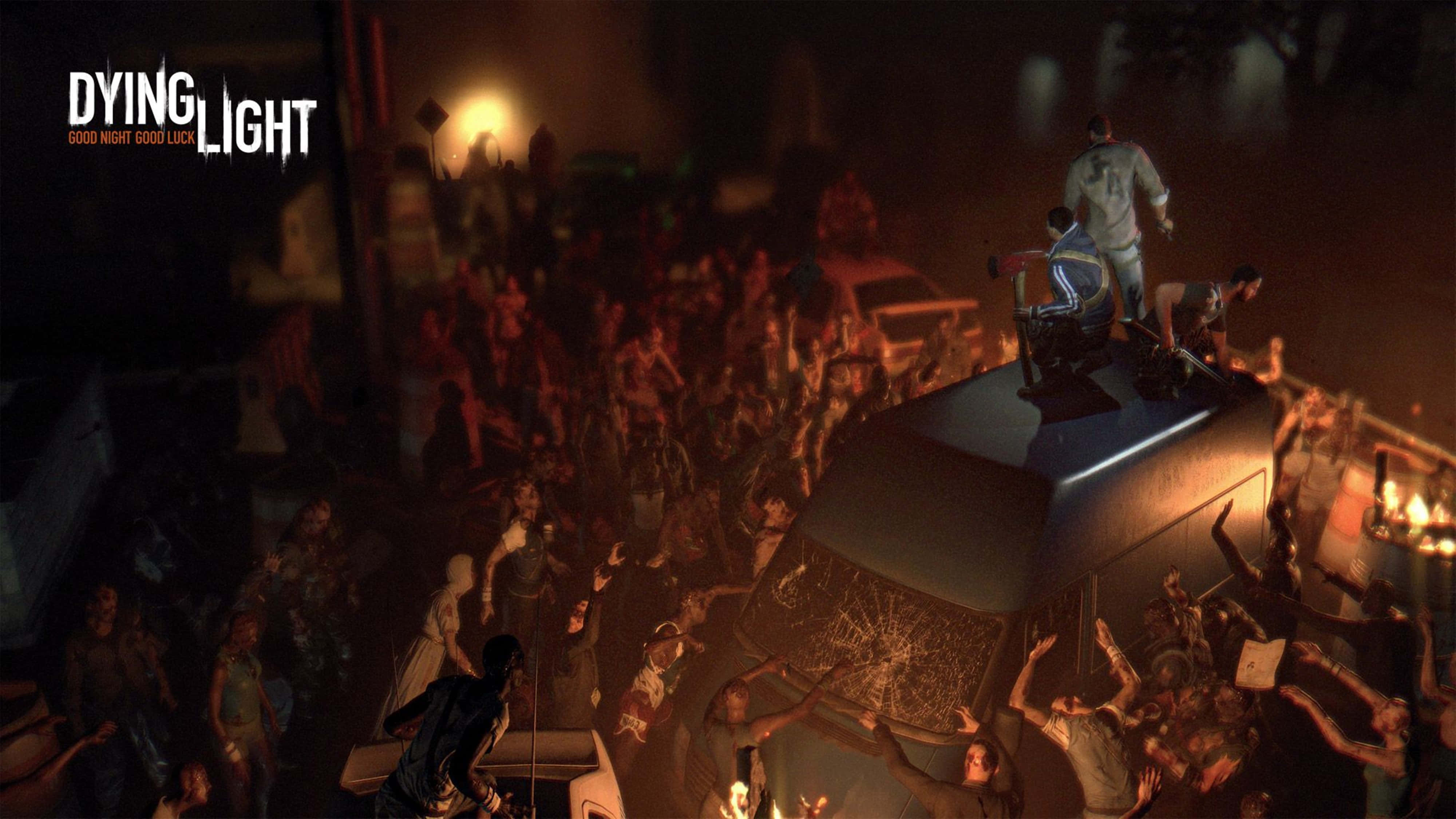 Dying Light, van, zombies, 4K Desktop Wallpaper