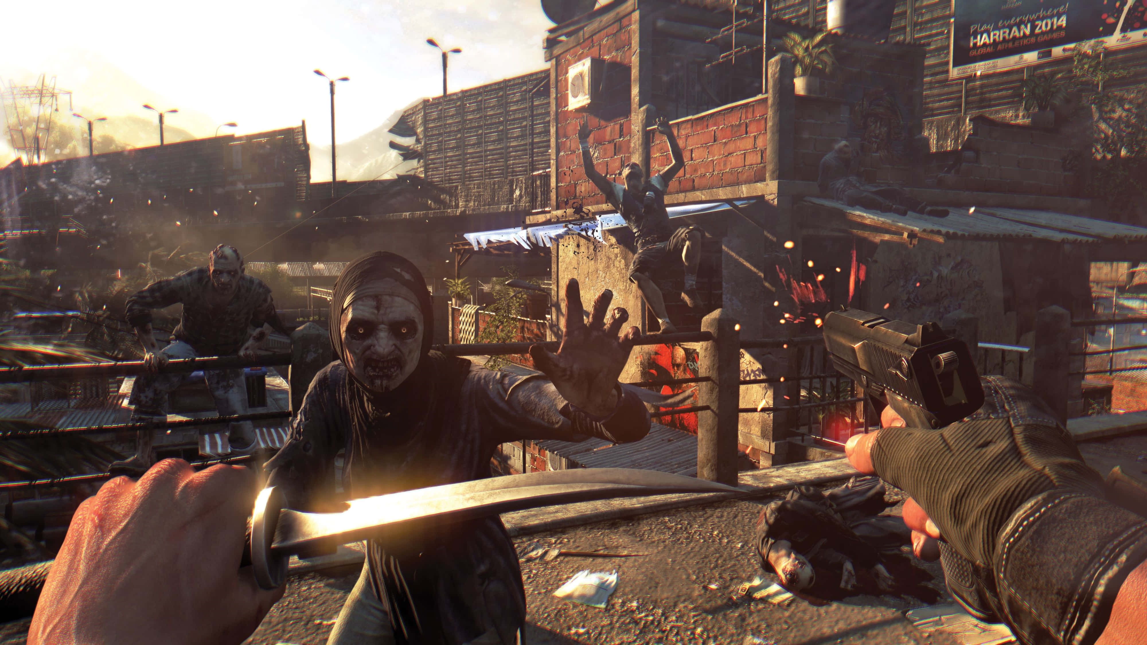 Dying Light, 4K, knife, 4K Desktop Wallpaper