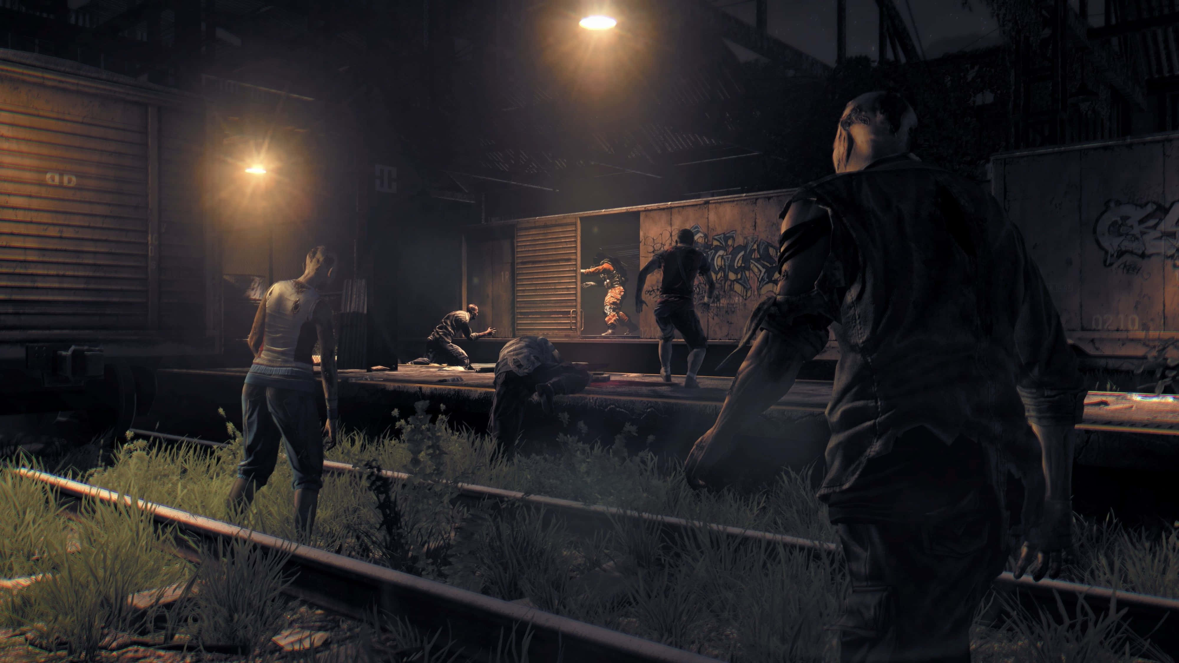 Dying Light, 4K, railway yard, 4K Desktop Wallpaper