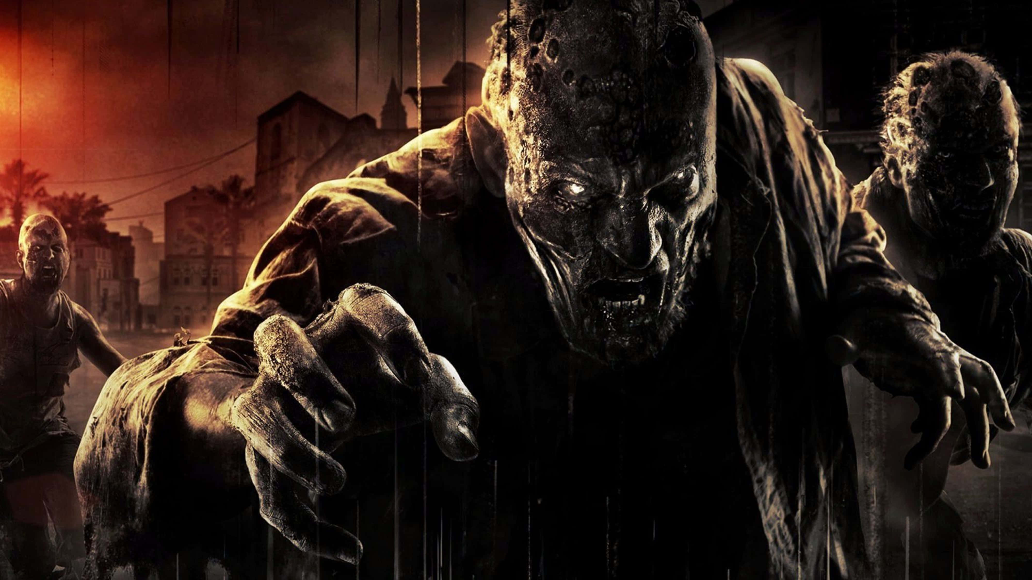 Dying Light, 4K, rain-soaked ruined city, 4K Desktop Wallpaper