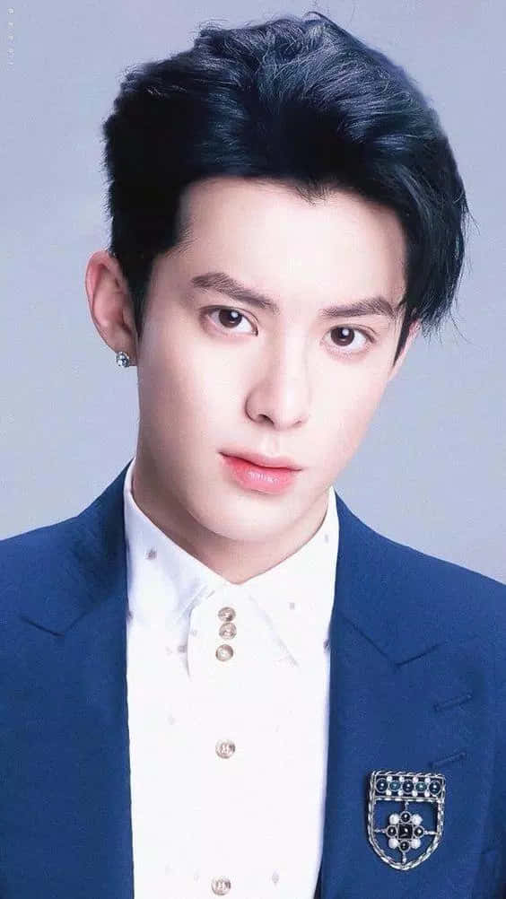 Dylan Wang, school uniform, navy blazer, SD Phone Wallpaper