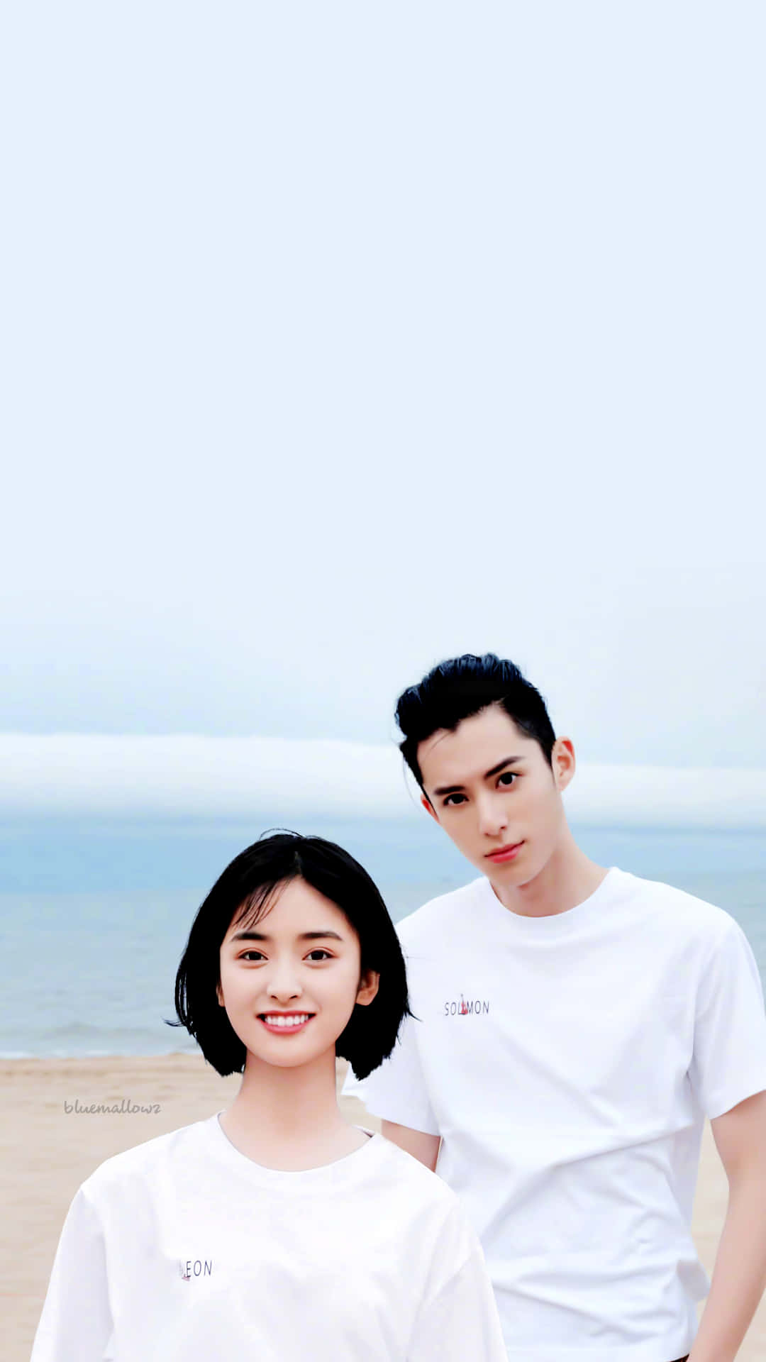 Dylan Wang, beach, ocean, Full HD Phone Wallpaper
