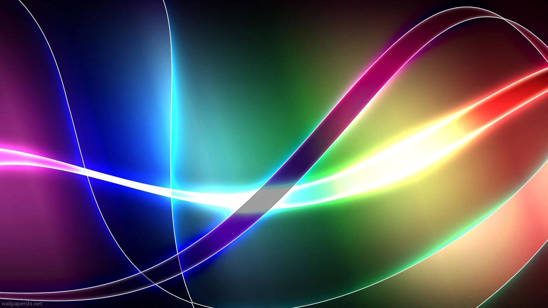Dynamic, neon, rainbow, Full HD Desktop Wallpaper