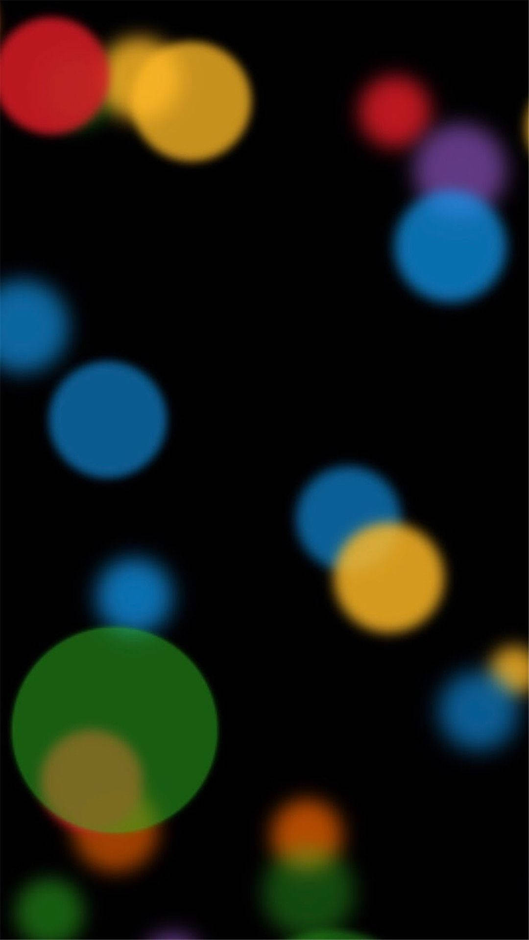 Dynamic, black, colorful bokeh, Full HD Phone Wallpaper