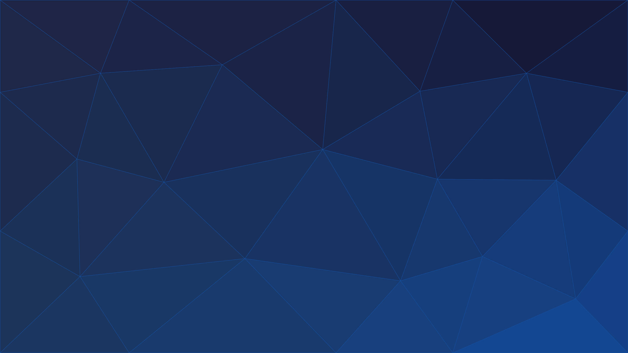 dynamic, blue, geometric triangles, 2K Desktop Wallpaper