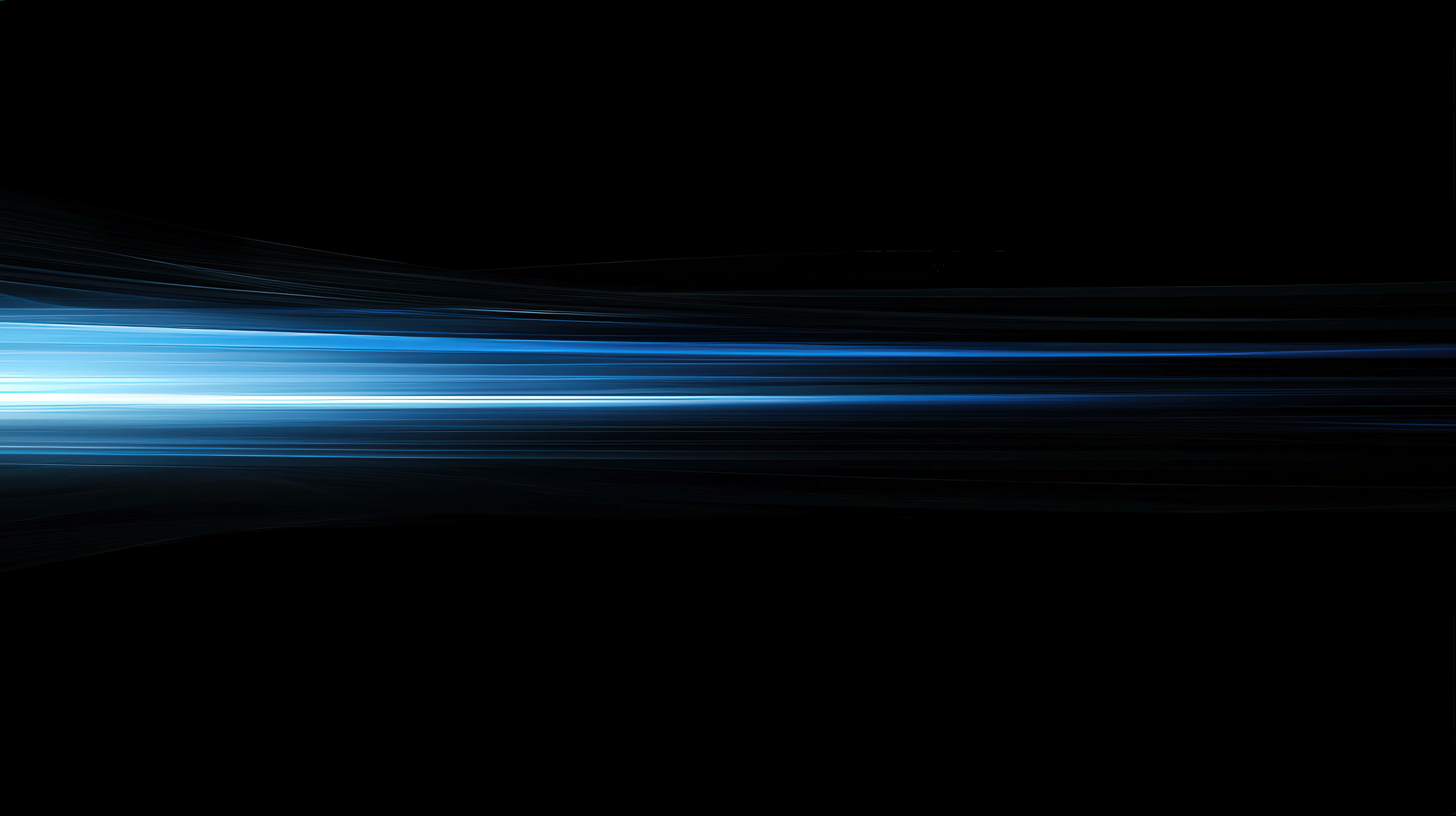 blue light streaks, dark background, glowing blue light, 8K Desktop Wallpaper
