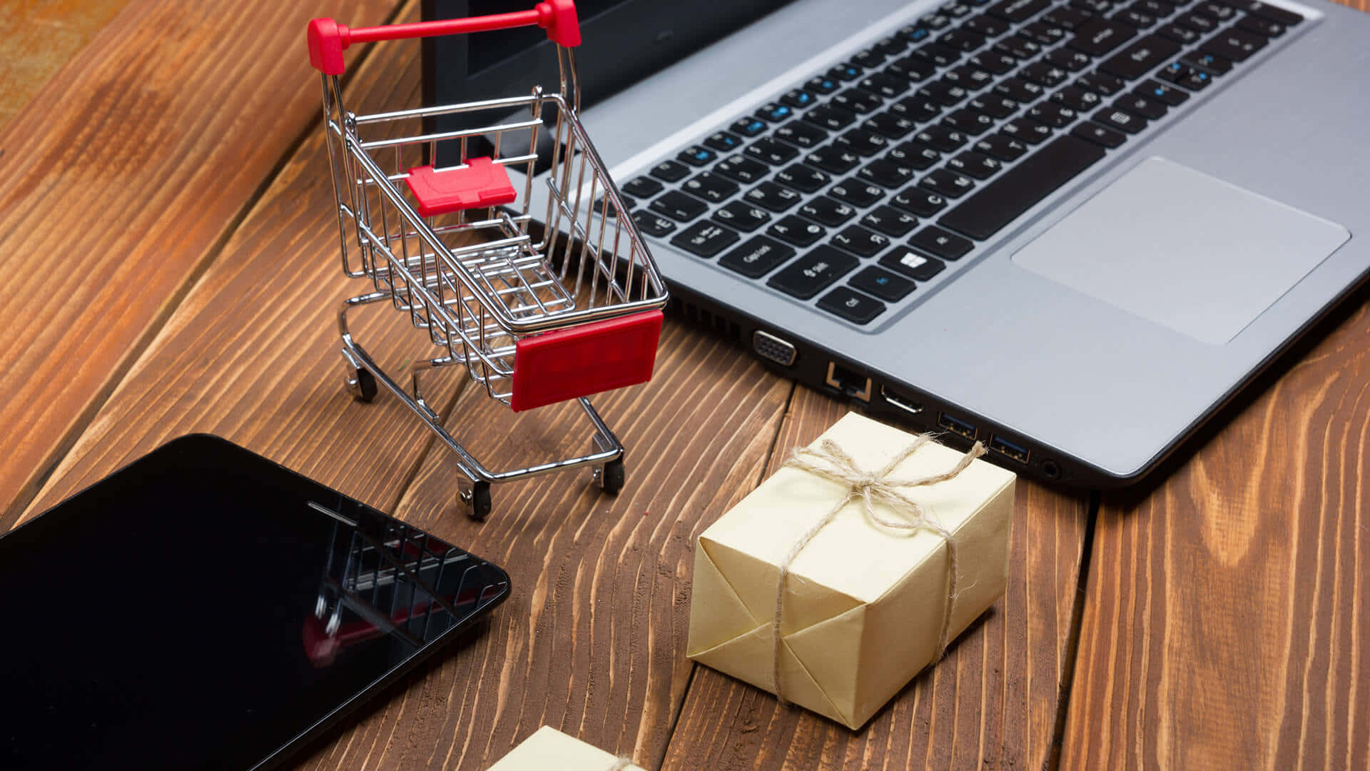 E Commerce, 1920 x 1080, shopping cart, Full HD Desktop Wallpaper