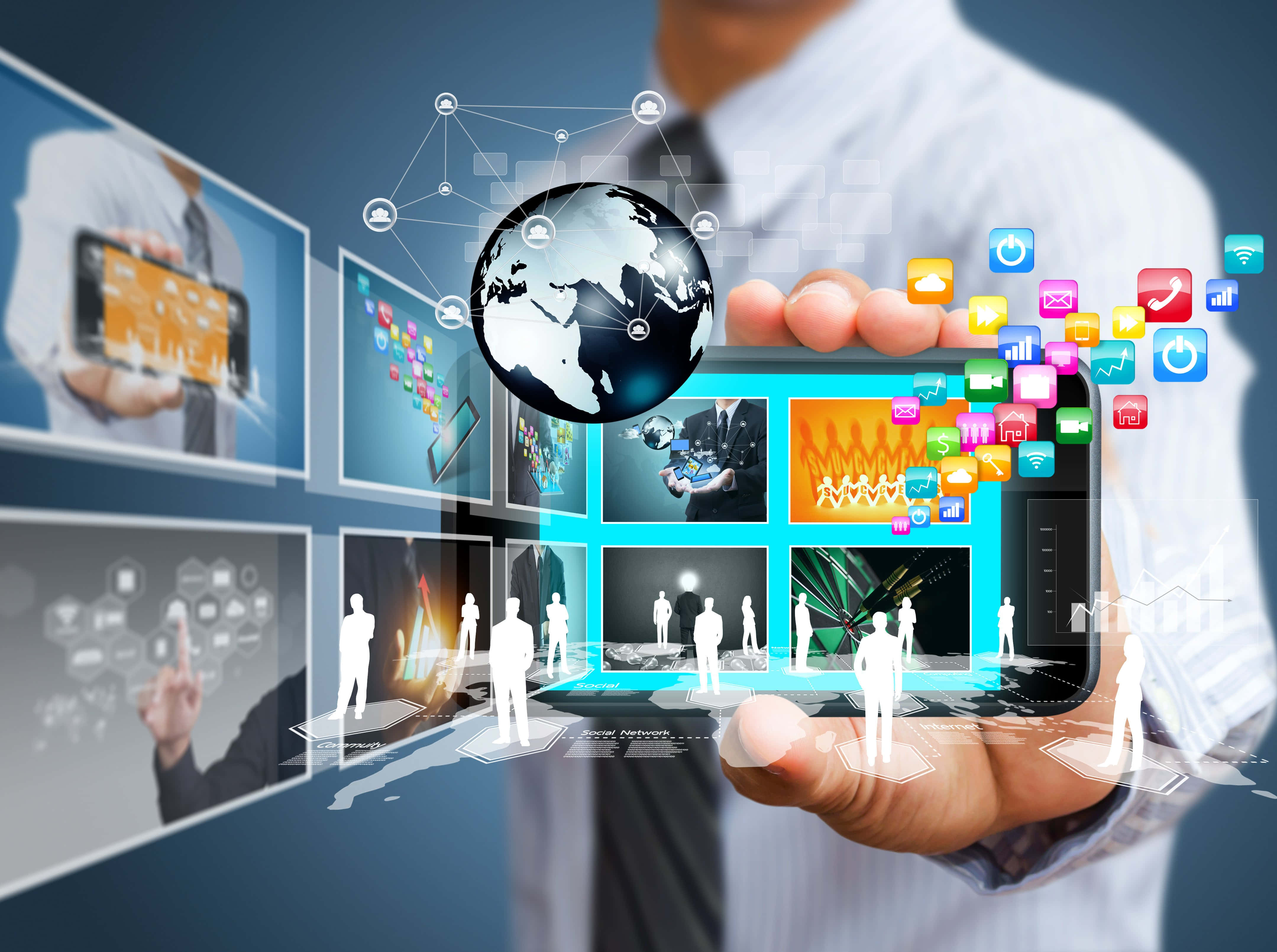 e commerce, smartphone, globe, 4K Desktop Wallpaper