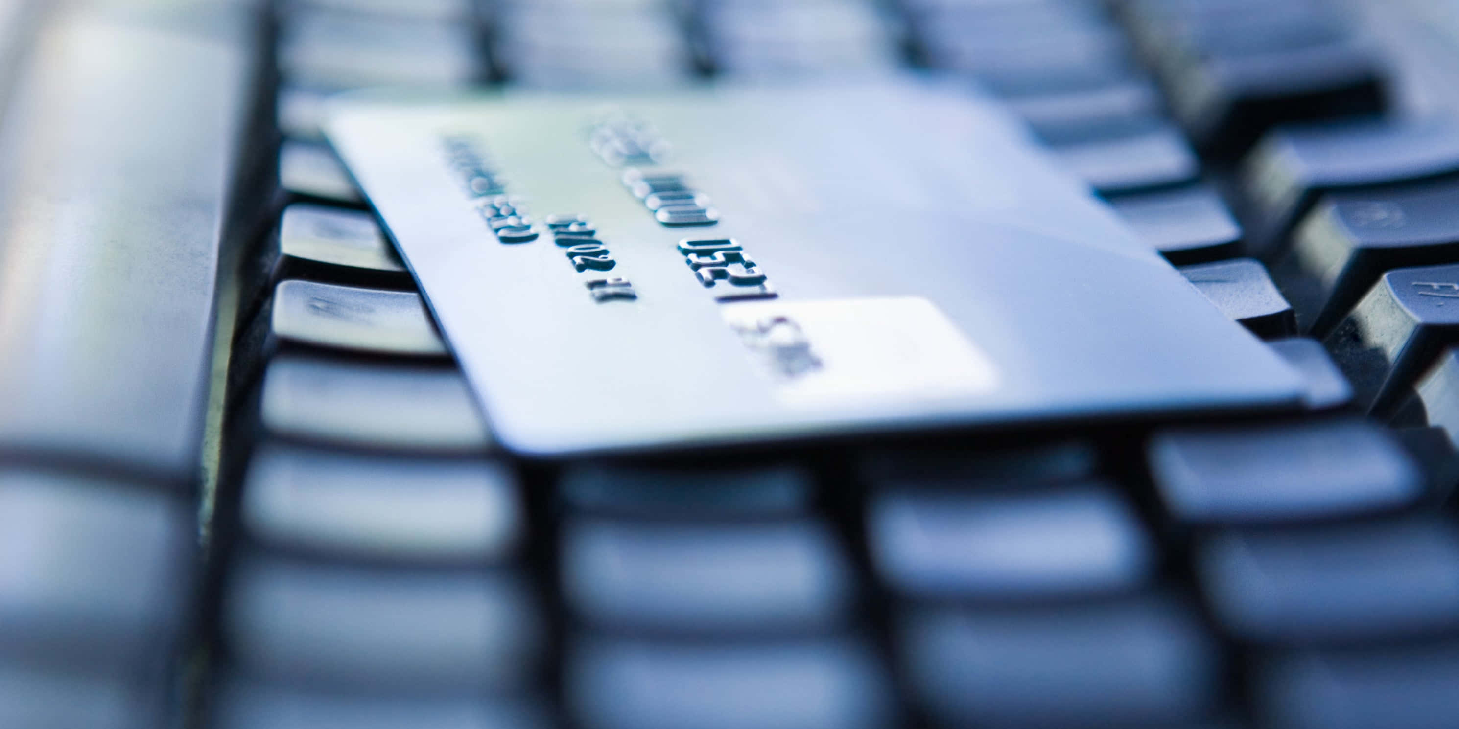 E Commerce, credit card, dark keyboard, 2K Desktop Wallpaper