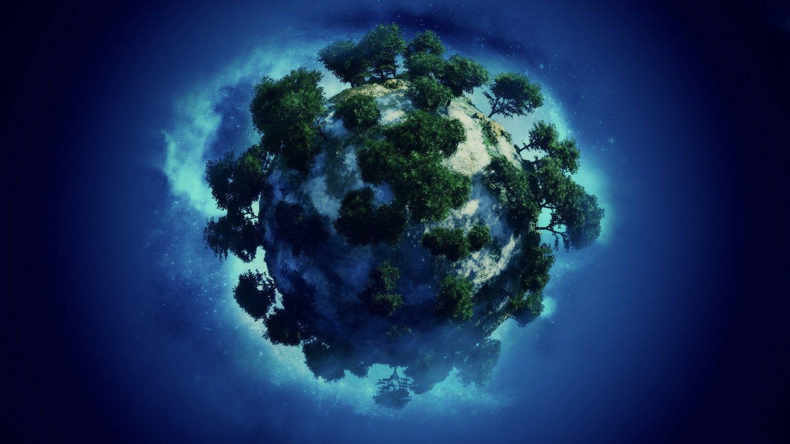 Earth Day, globe, trees, HD Desktop Wallpaper