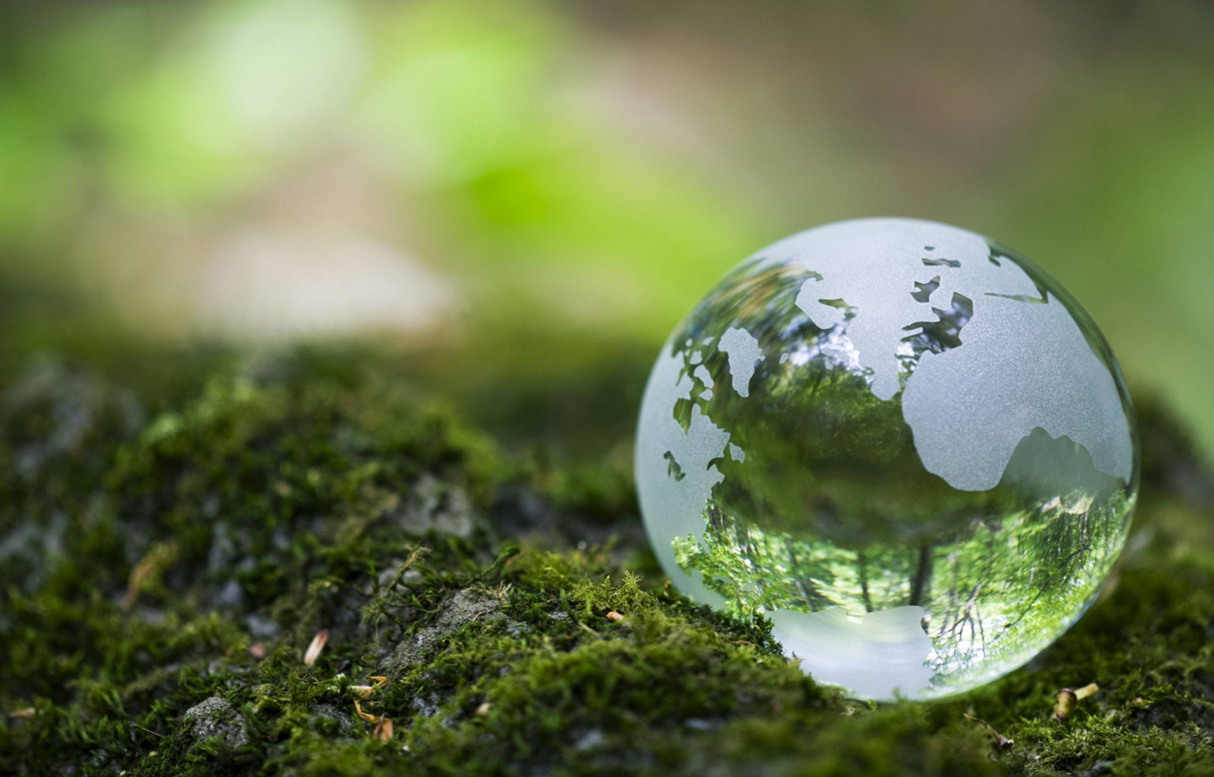 Earth Day, clear glass globe, etched continents, Full HD Desktop Wallpaper
