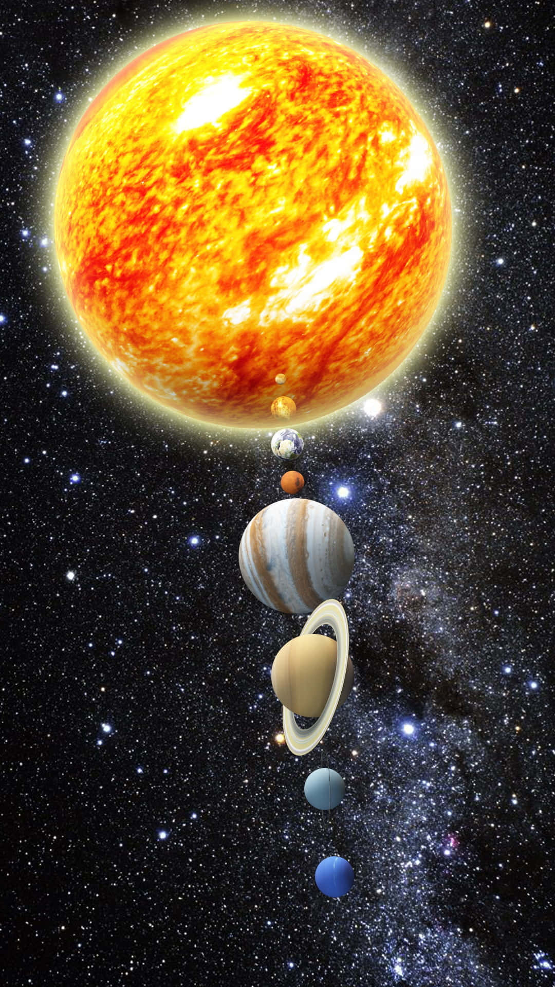 Earth Science, solar system, blazing sun, Full HD Phone Wallpaper