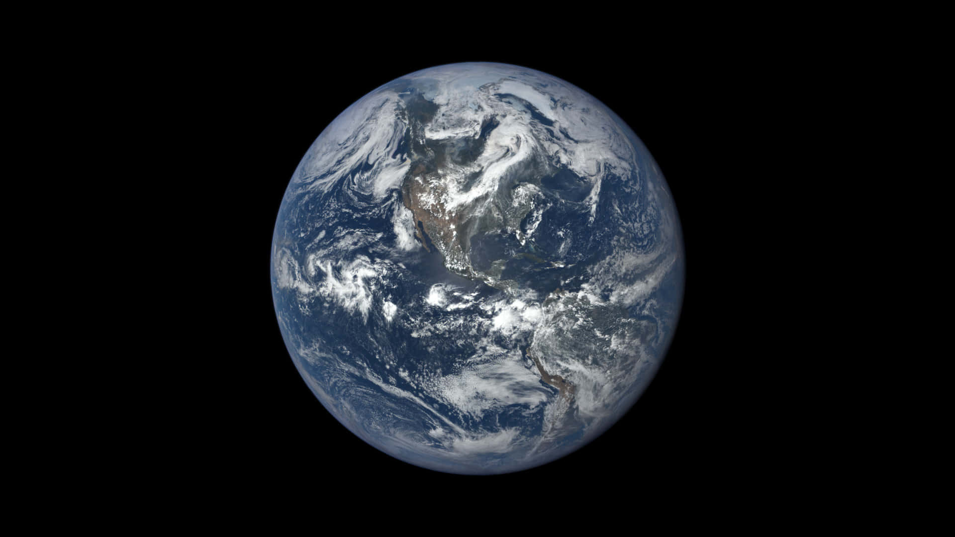 Earth, outer space, swirling clouds, Full HD Desktop Wallpaper