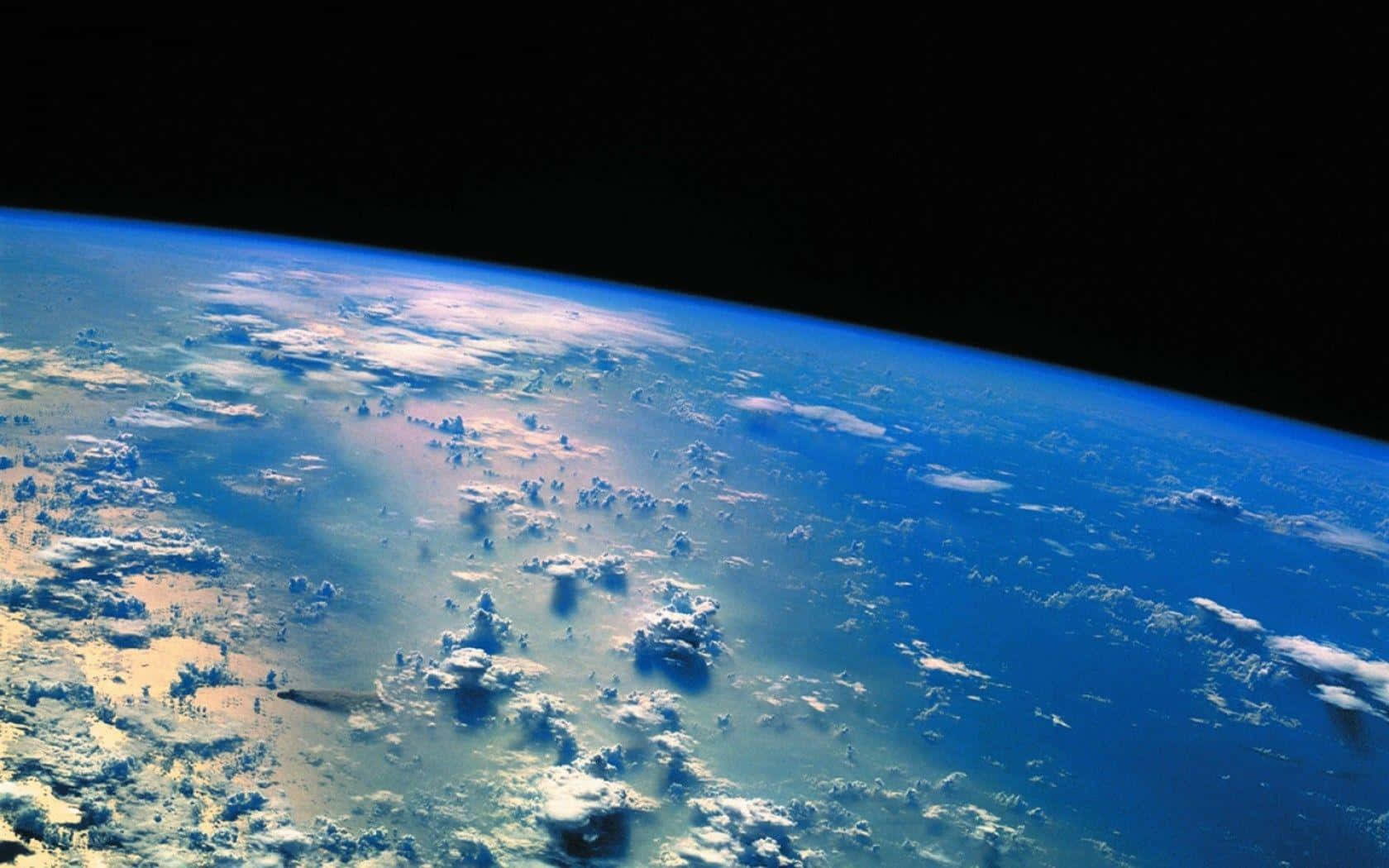 Earth, outer space, blue oceans, HD Desktop Wallpaper