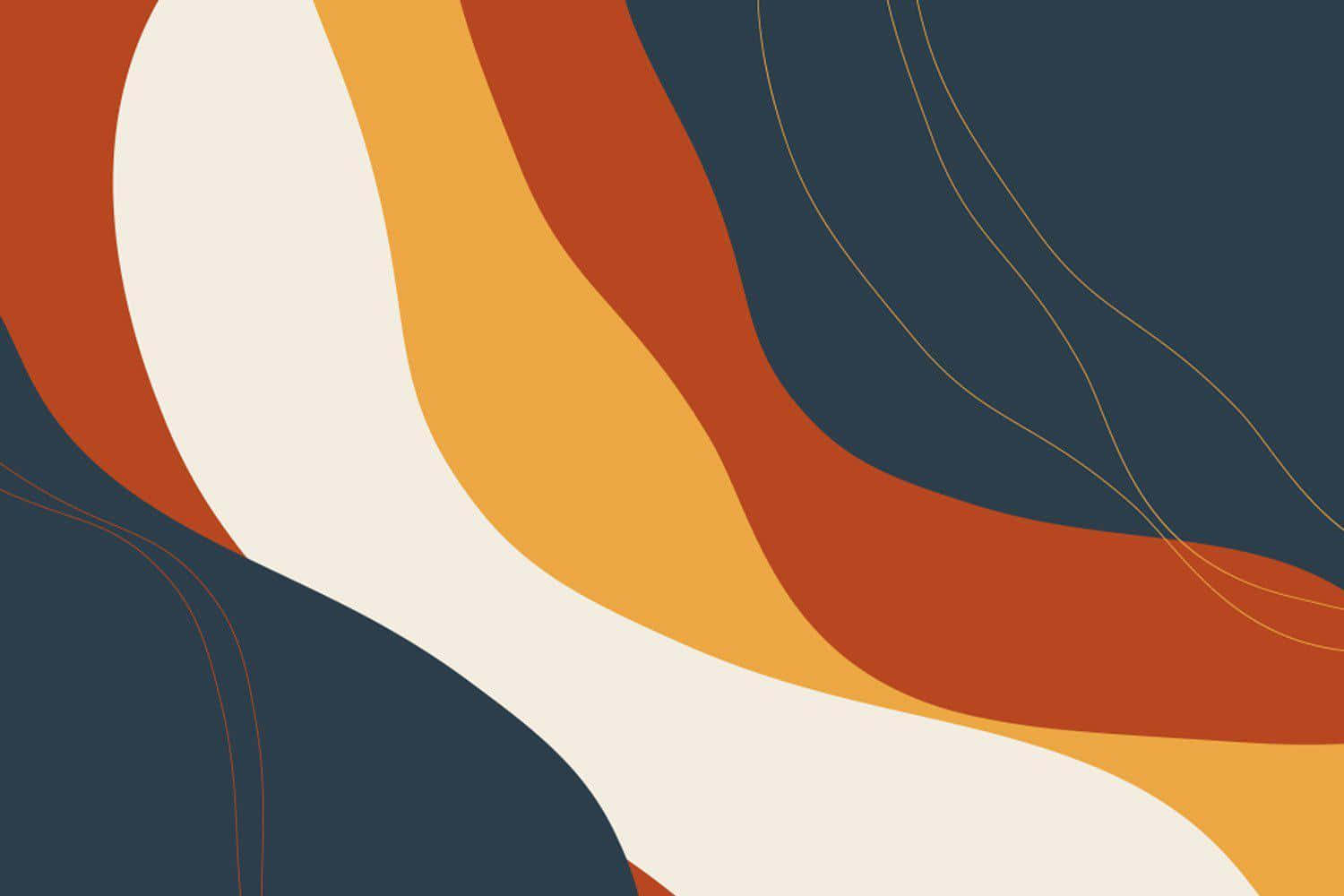 warm ochre, rust, cream, HD Desktop Wallpaper