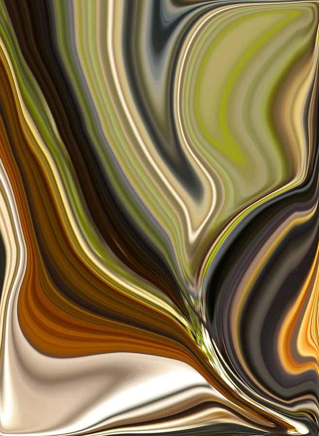Earth Tones, metallic gold, olive, SD Phone Wallpaper