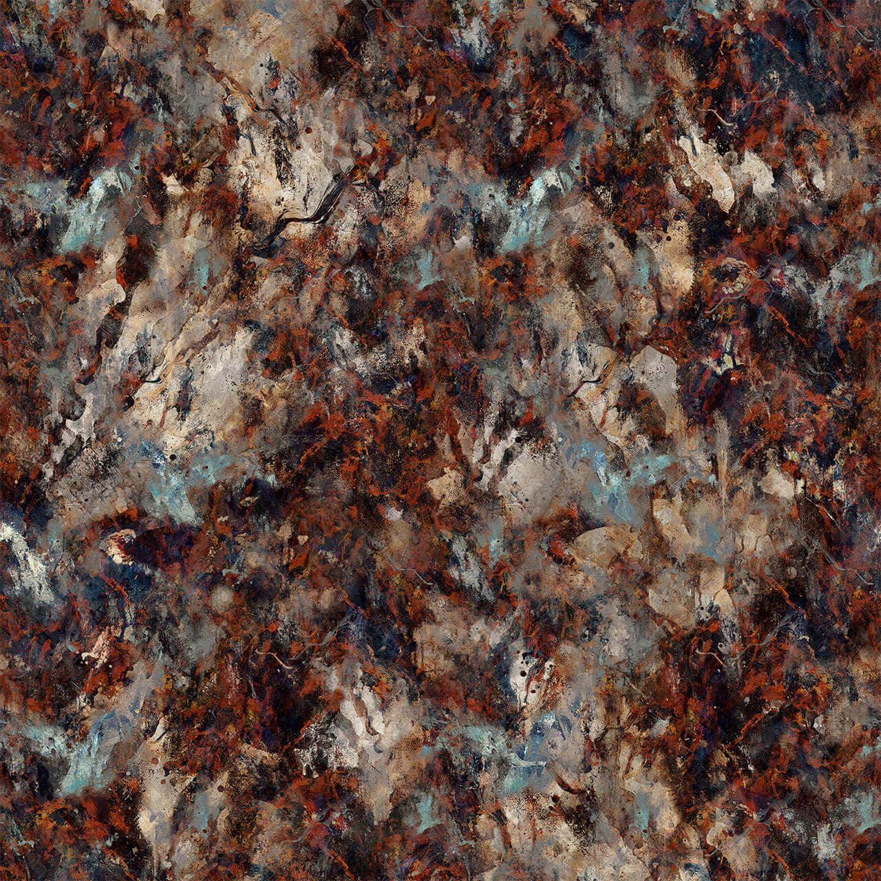 rust brown, teal, beige, HD Desktop Wallpaper