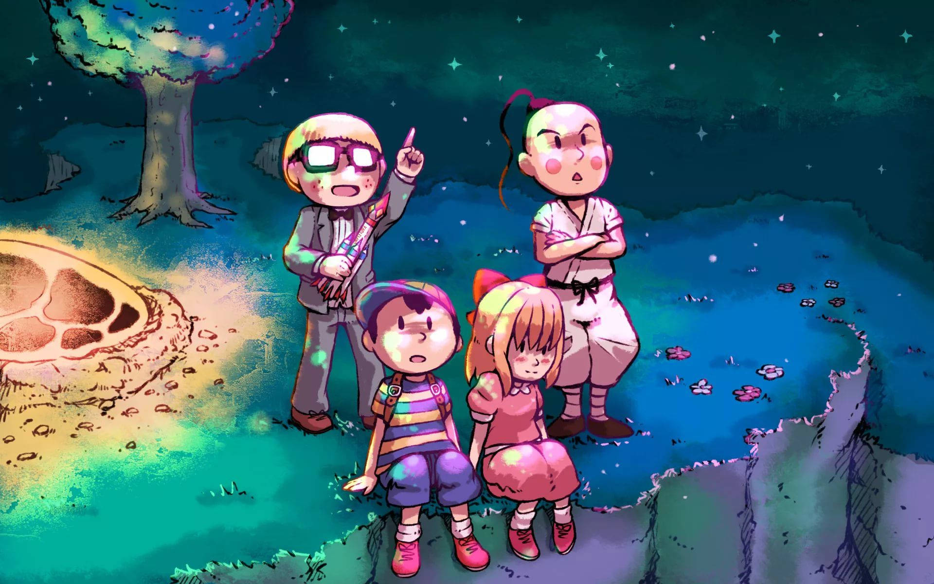 Earthbound, stargazing, night sky, Full HD Desktop Wallpaper