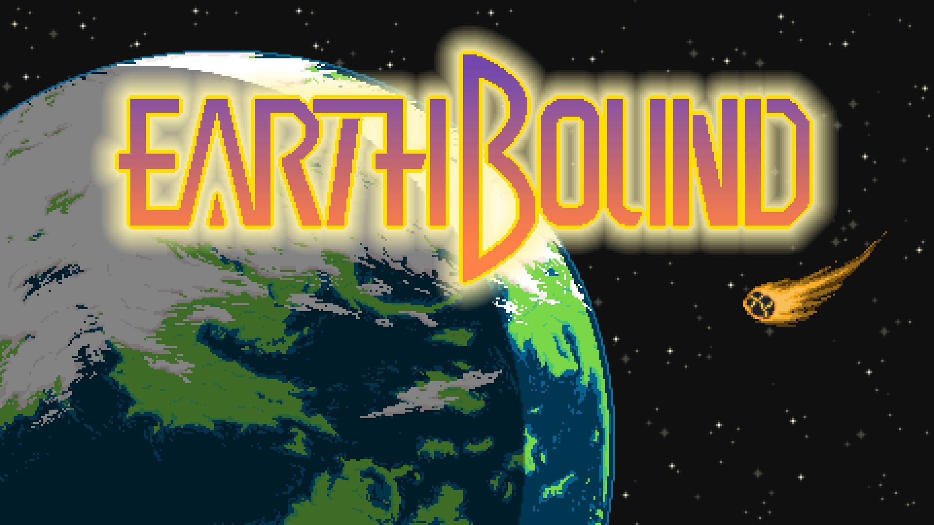Earthbound, Earth, comet, Full HD Desktop Wallpaper
