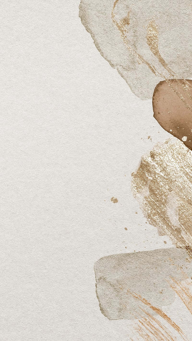 earthy gold, watercolor texture, beige gold, HD Phone Wallpaper