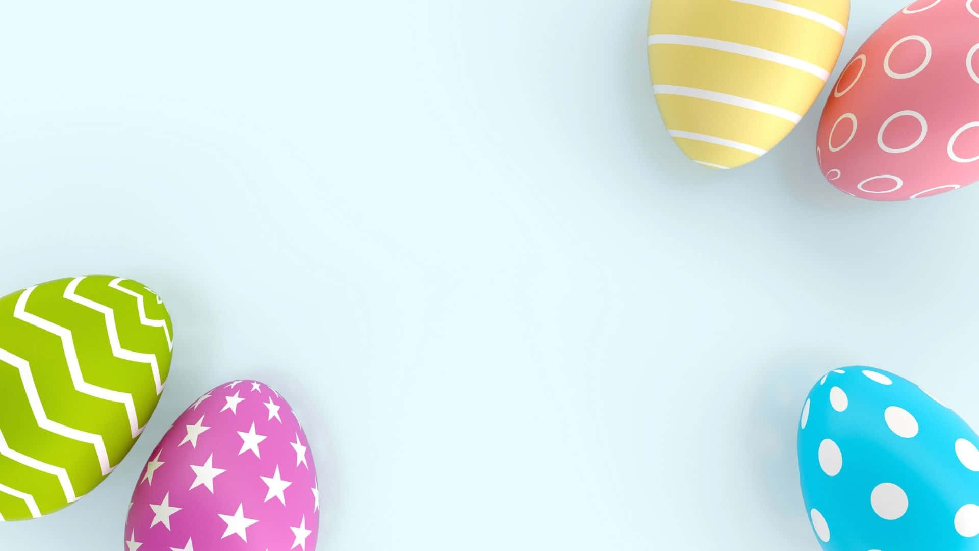 Easter Egg, colorful, patterned, Full HD Desktop Wallpaper