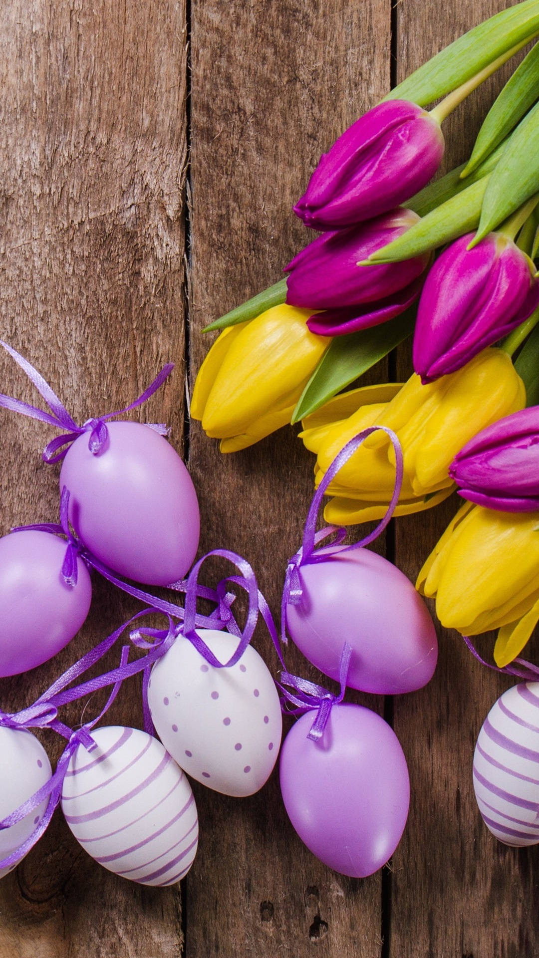 Easter, iPhone, vibrant purple, Full HD Phone Wallpaper