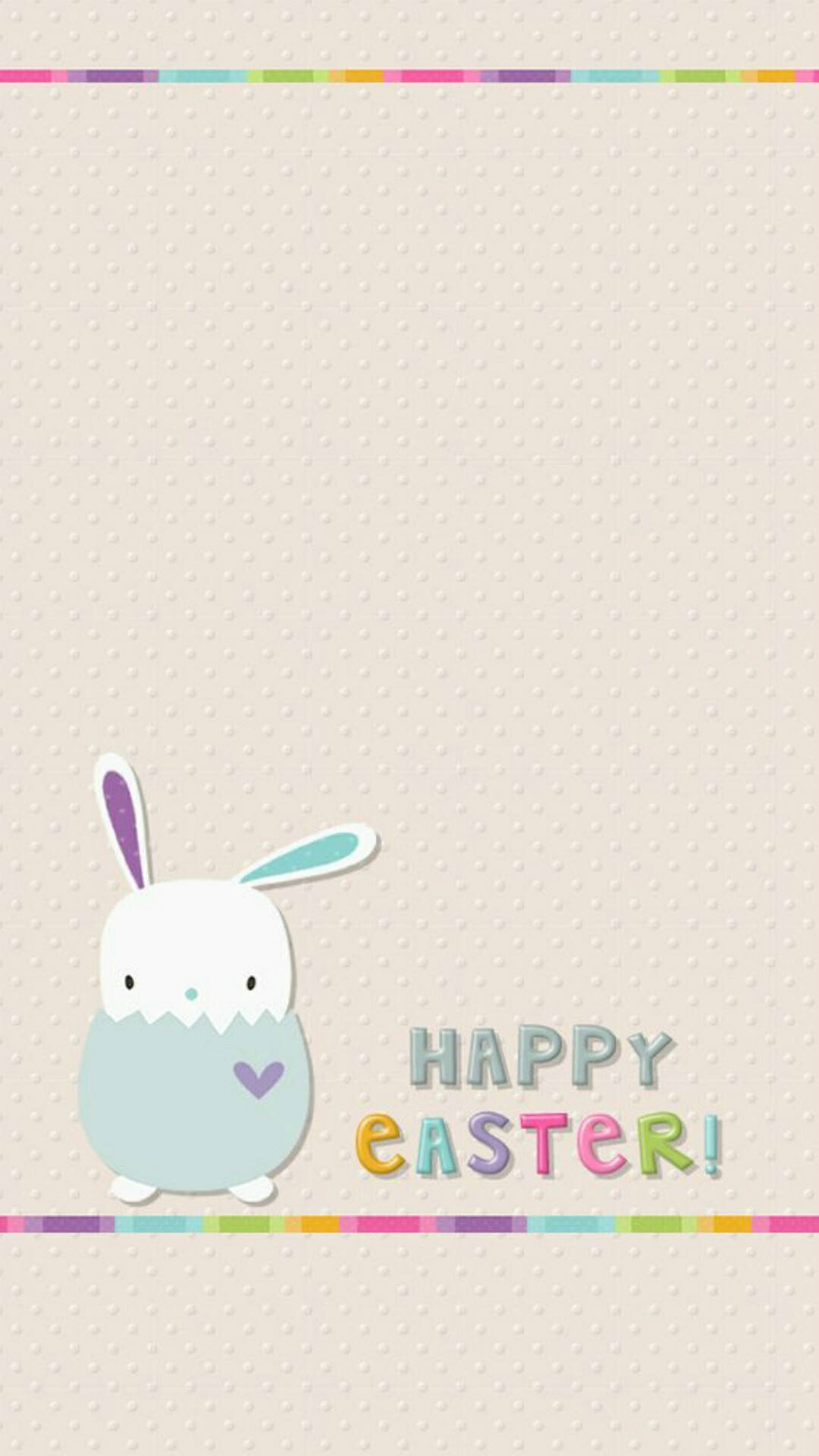 Easter iPhone, pastel bunny, egg, Full HD Phone Wallpaper