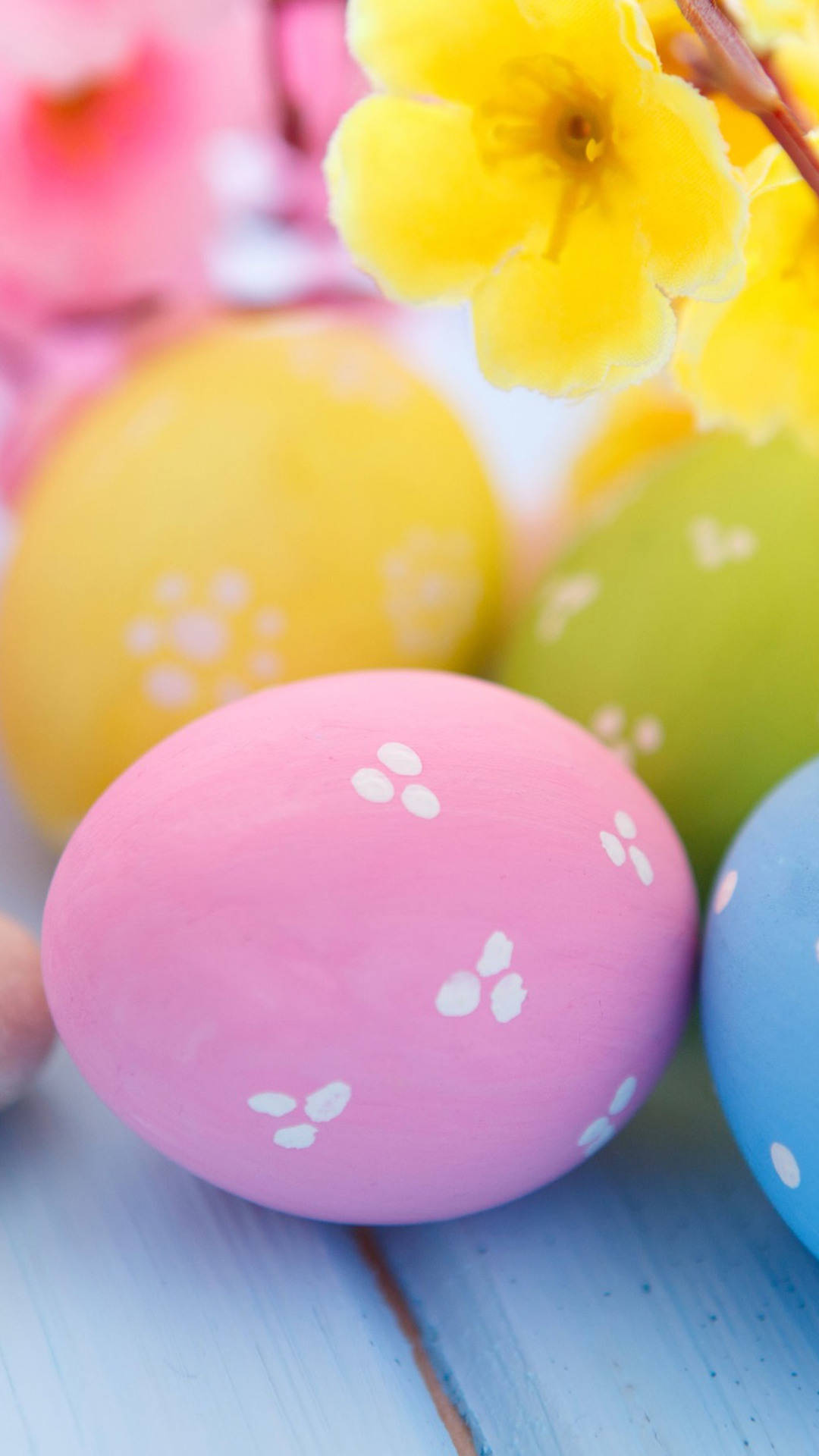Easter, iPhone, pastel Easter eggs, Full HD Phone Wallpaper