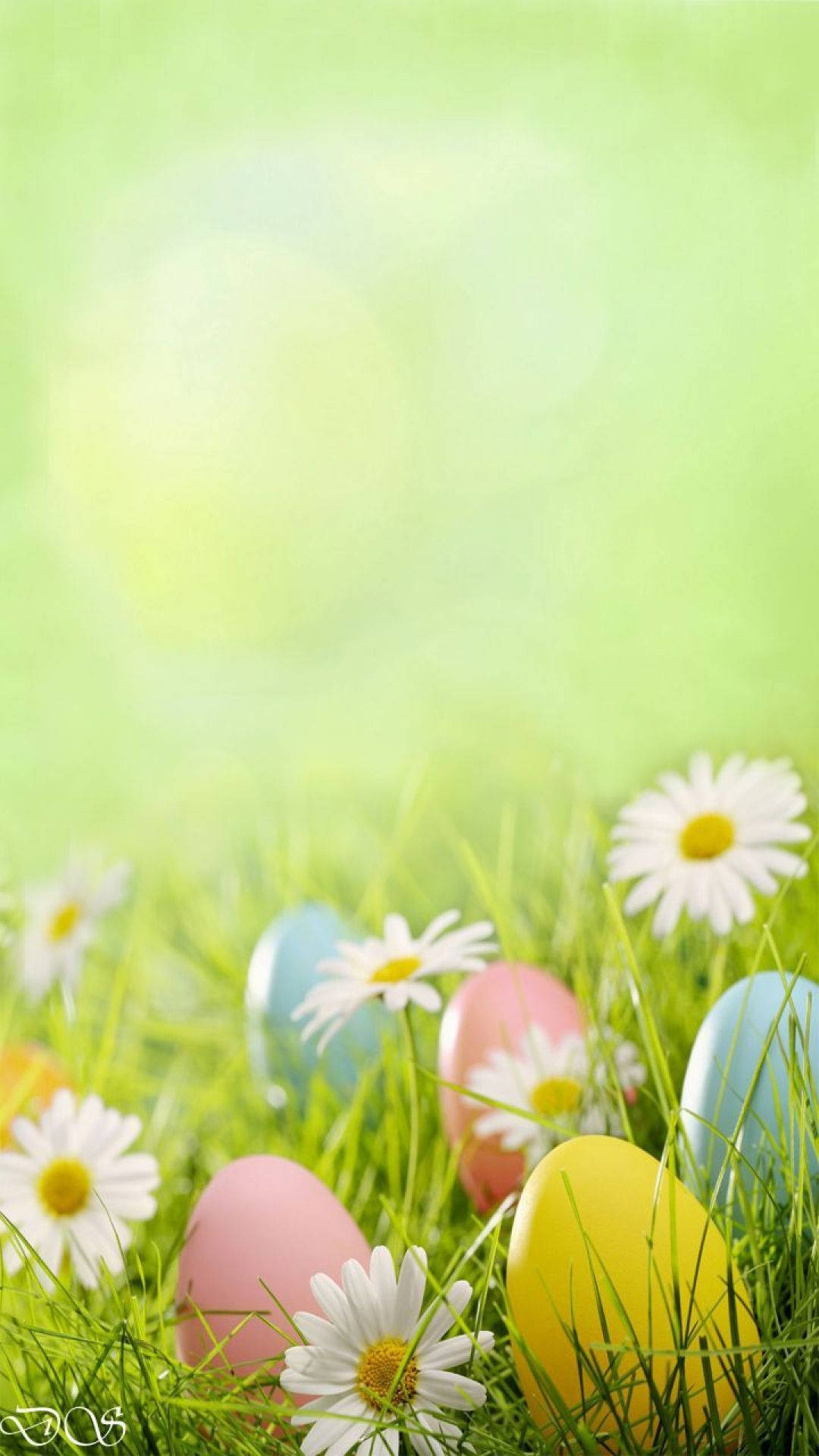 Easter, iPhone, pastel Easter eggs, Full HD Phone Wallpaper